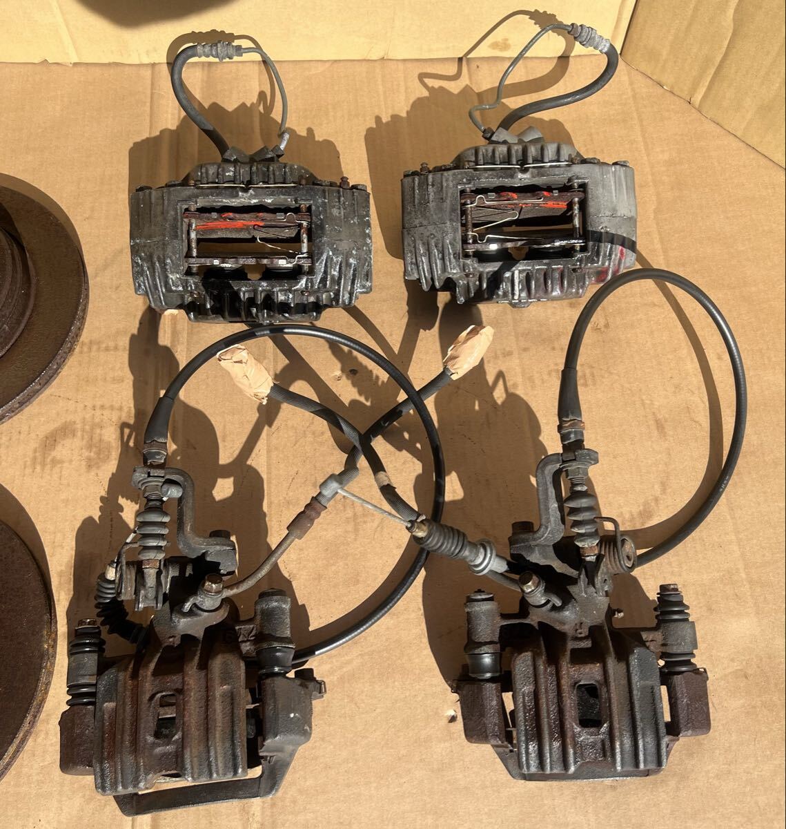 マツダ MAZDA ★ RX-7 E-FC3S RX7 FC3S 純正 後期 サバンナ ターボ フロント リア キャリパー ローター セット (2)_画像6