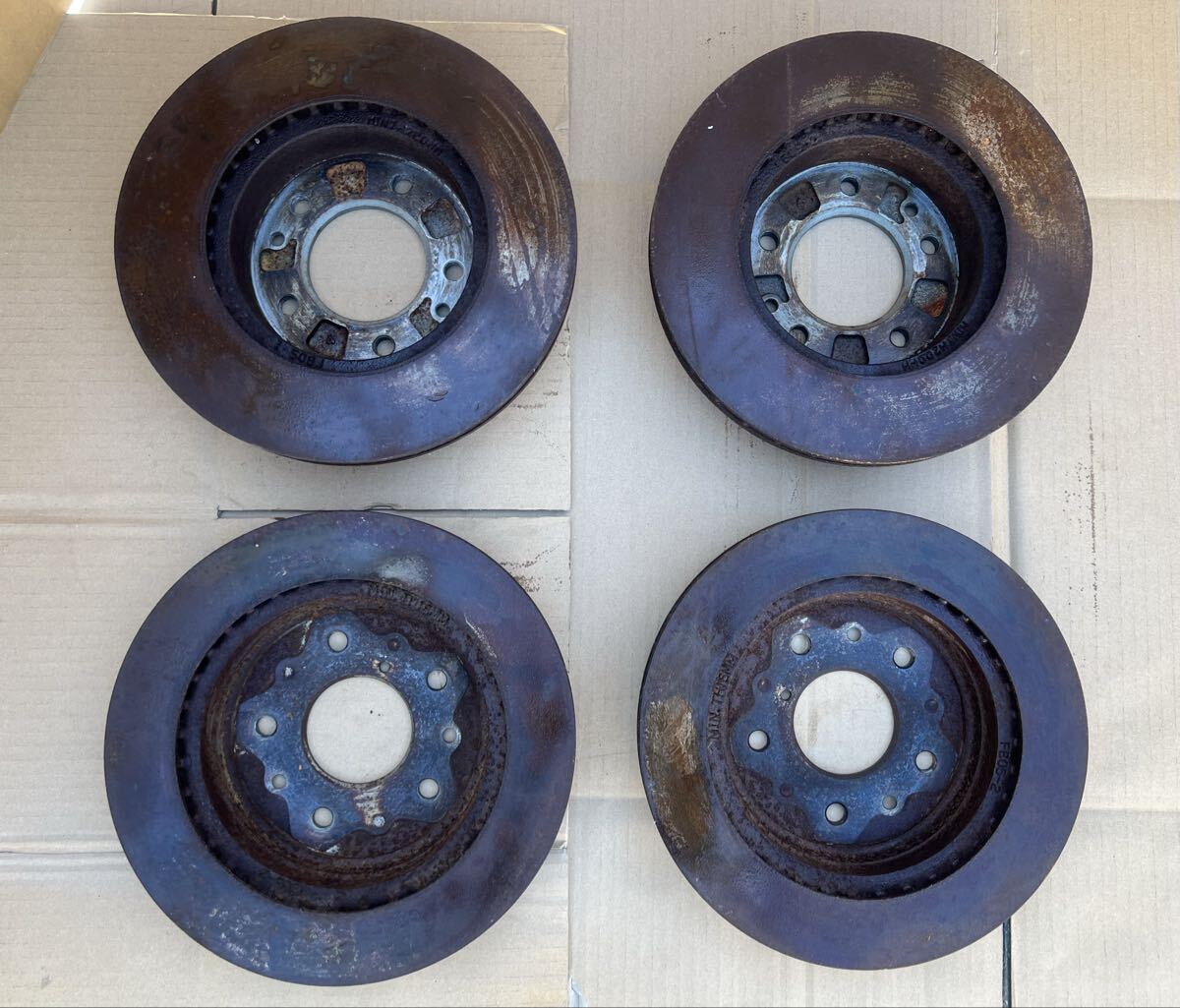 MAZDA ★マツダ　サバンナ　RX-7 RX7 E-FC3S FC3S 純正　後期 フロント リア キャリパー ローター セット_画像8