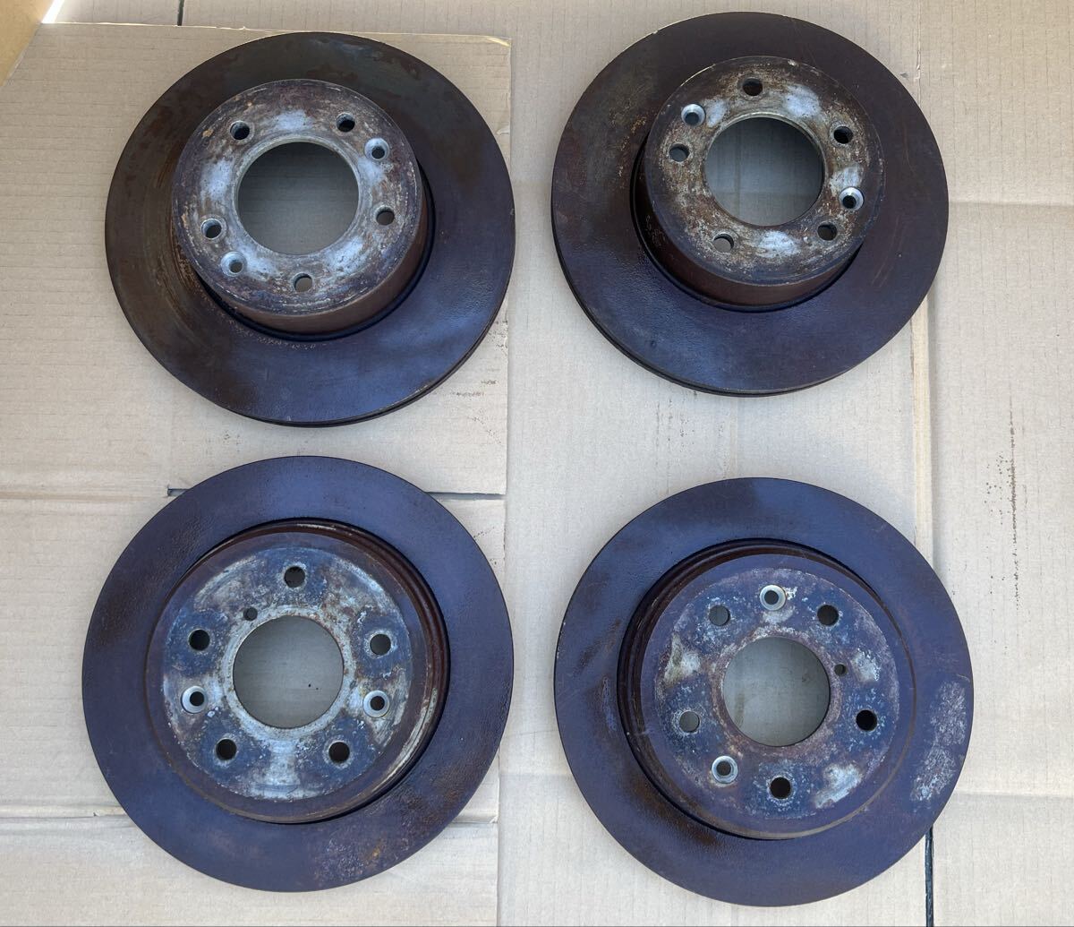 MAZDA ★マツダ　サバンナ　RX-7 RX7 E-FC3S FC3S 純正　後期 フロント リア キャリパー ローター セット_画像5