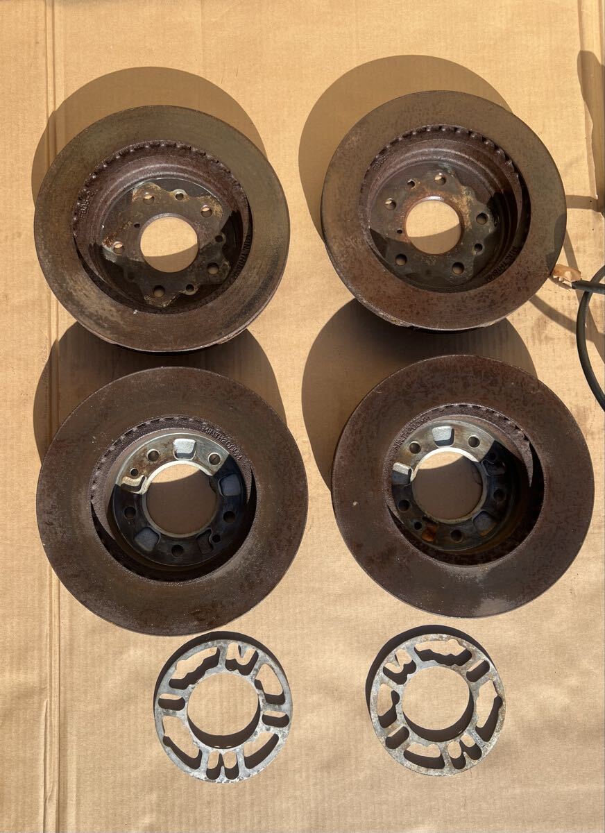 マツダ MAZDA ★ RX-7 E-FC3S RX7 FC3S 純正 後期 サバンナ ターボ フロント リア キャリパー ローター セット (2)_画像8