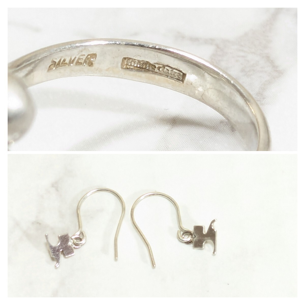 　66g 未使用 多数 agete アガット 4℃ フォリフォリ クレージュ シルバー 925 スターリング 刻印のみ 銀製品 ネックレス リング 大量　1円_画像8