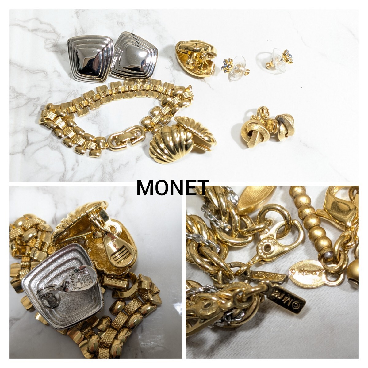 GIVENCHY ジバンシー ニナリッチ MONET モネ バルマン クレージュ エテ 等 ブランド ネックレス ブレスレット アクセサリー イヤリング1円_画像8