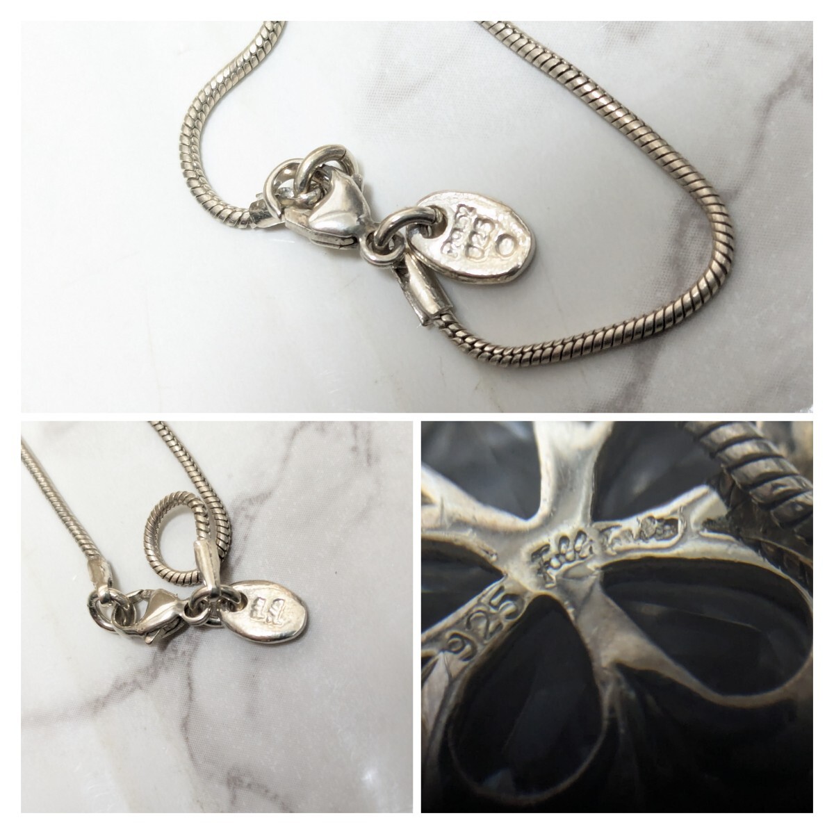 29g silver серебряный 925 печать и т.п. серебряный товар Folli Follie 4*C Kiss the kiss Мали te franc sowa Jill bo- колье кольцо 1 иен суммировать 