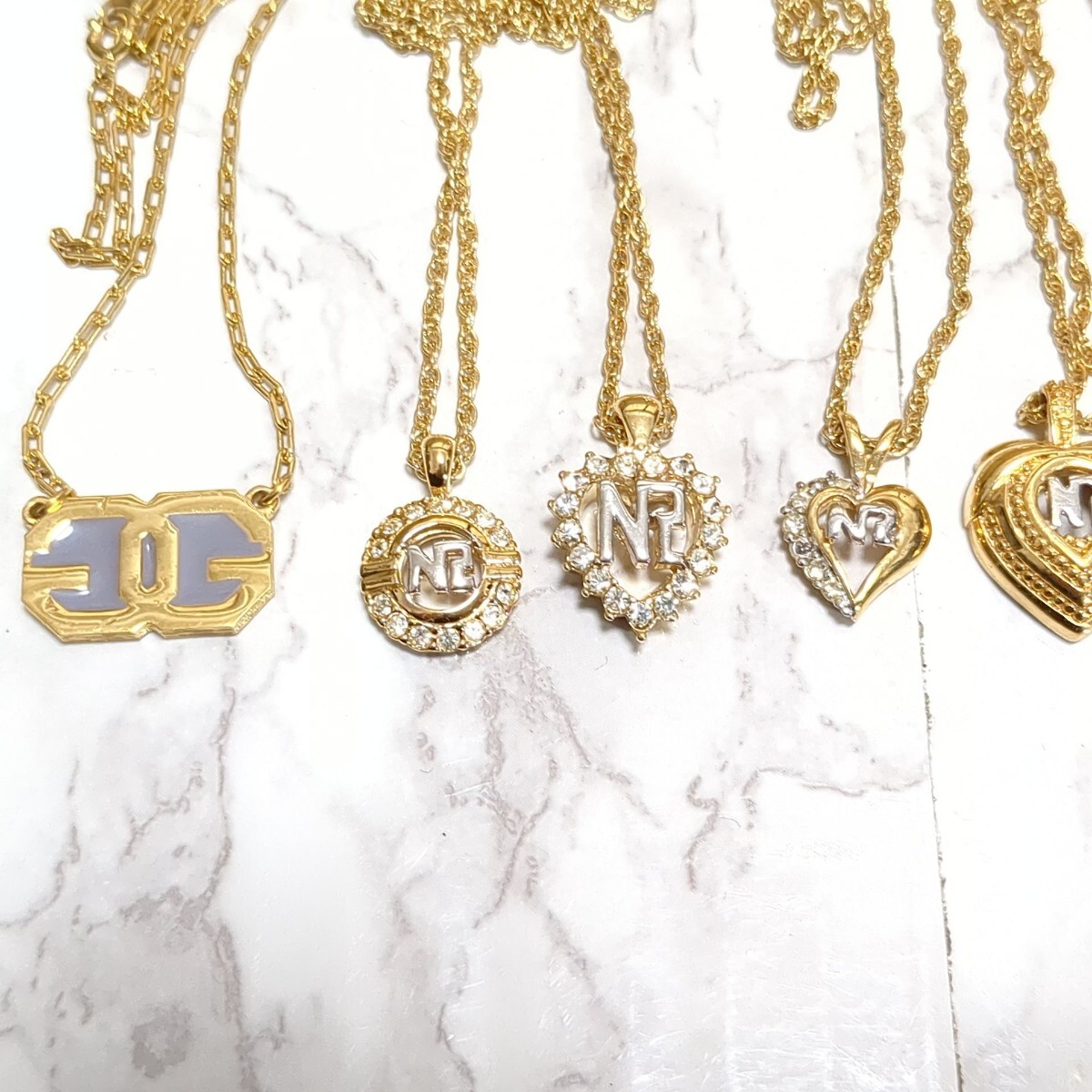 ジバンシー GIVENCHY モネ MONET クレージュ ネックレス イヤリング ブレスレット ゴールド アクセサリー まとめ 1円 良品_画像2