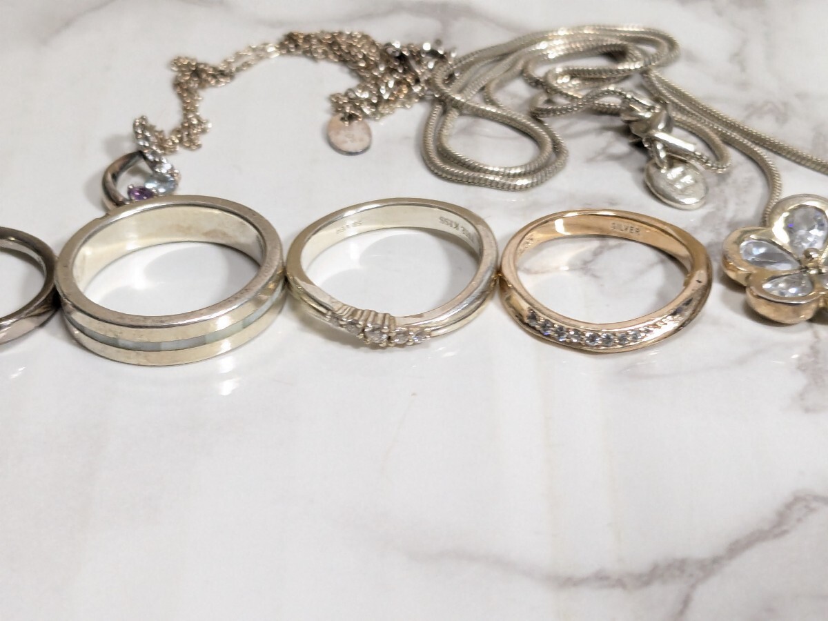 29g silver серебряный 925 печать и т.п. серебряный товар Folli Follie 4*C Kiss the kiss Мали te franc sowa Jill bo- колье кольцо 1 иен суммировать 