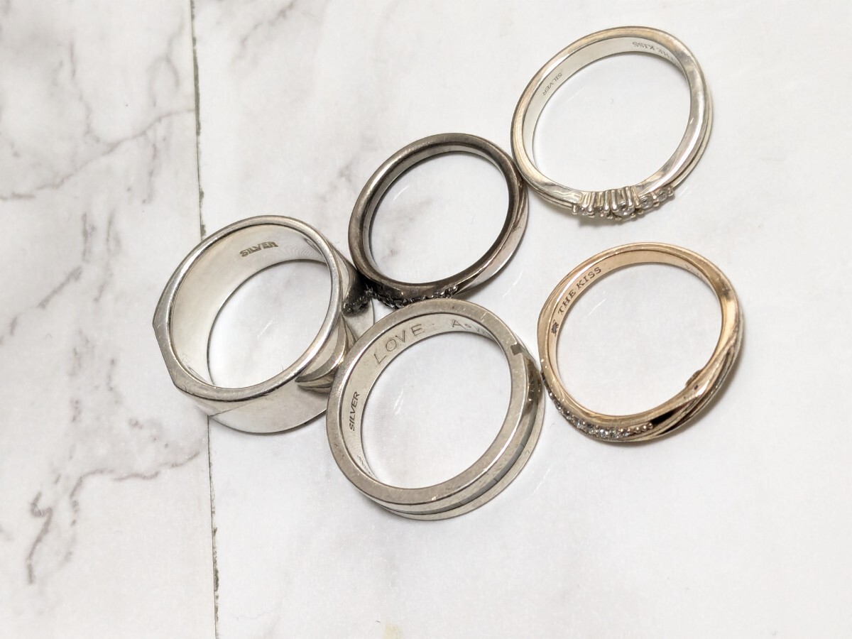 29g silver серебряный 925 печать и т.п. серебряный товар Folli Follie 4*C Kiss the kiss Мали te franc sowa Jill bo- колье кольцо 1 иен суммировать 