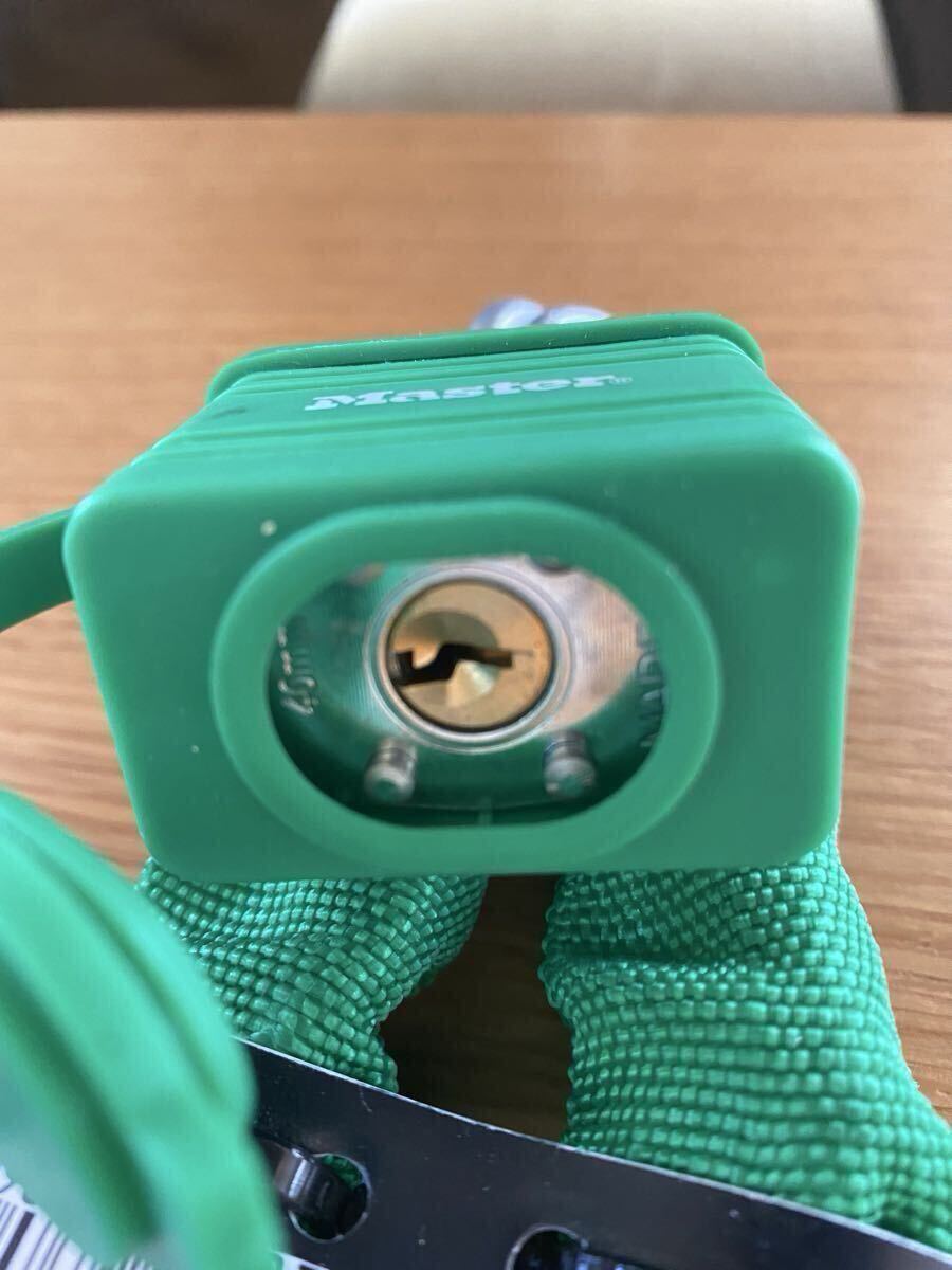  тормозные колодки блокировка MASTER LOCK блокировка 8390 EURDPRO зеленый противоугонное chain lock steel цепь из нержавеющей стали юг столица таблеток 90cm