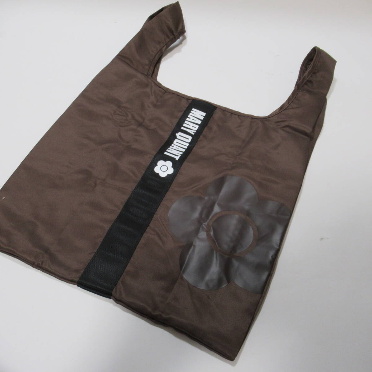 ■■202511即決■ MARY QUANT マリークヮント新品ブラウン 3WAYエコバッグ ケース付き_画像6