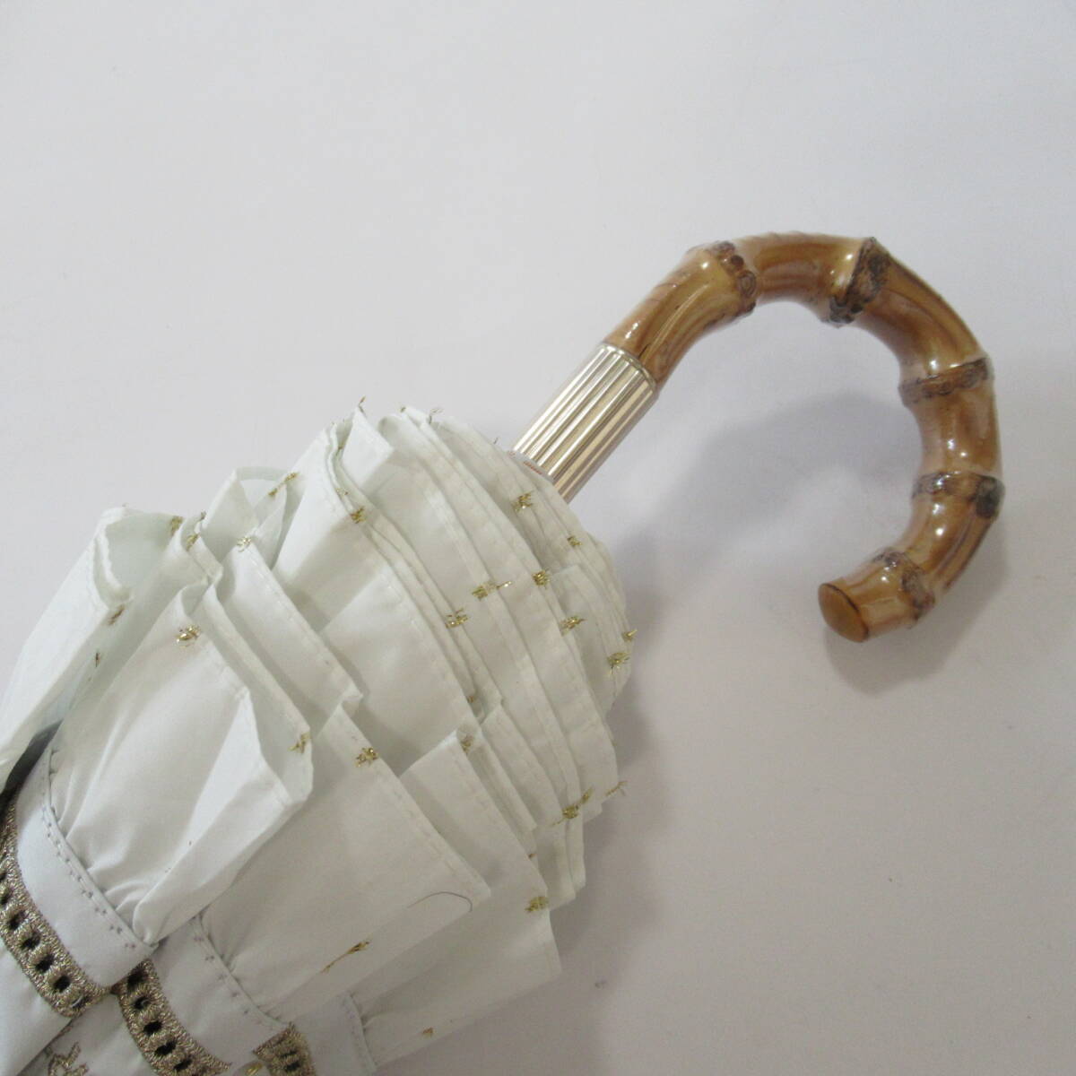 ■■202511S即決■ ジルスチュアート新品 晴雨兼用傘 日傘 /折りたたみ 折り畳み傘 / 遮光 遮蔽 遮熱 No.2_画像3