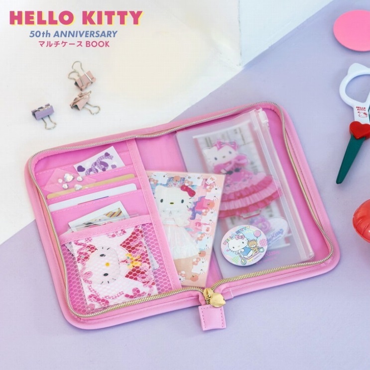 ■■202511即決■ HELLO KITTY 50th ANNIVERSARY ハローキティ新品マルチケースBOOK_画像4