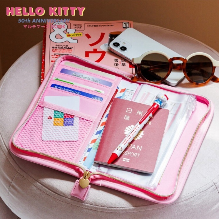 ■■202511即決■ HELLO KITTY 50th ANNIVERSARY ハローキティ新品マルチケースBOOK_画像3