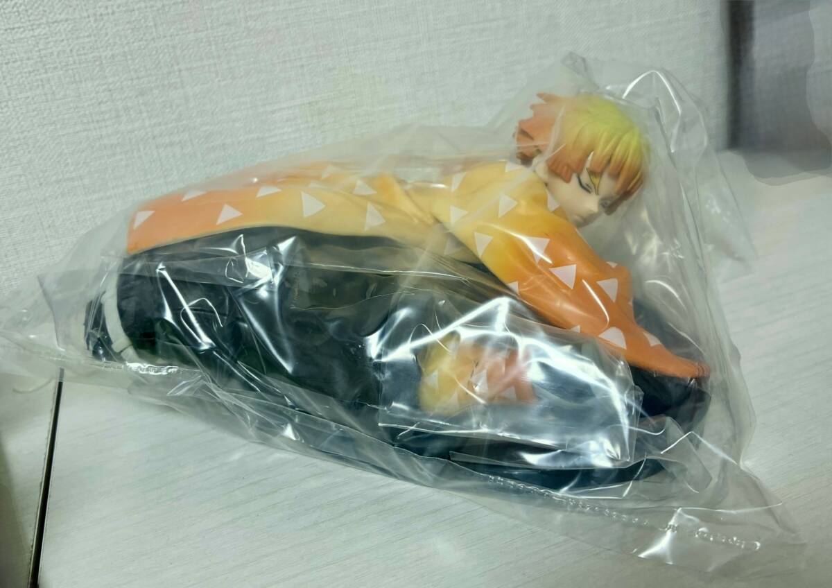 ◆我妻善逸★鬼滅の刃 スーパープレミアムフィギュア SPM 外箱開封 中袋未開封_画像2