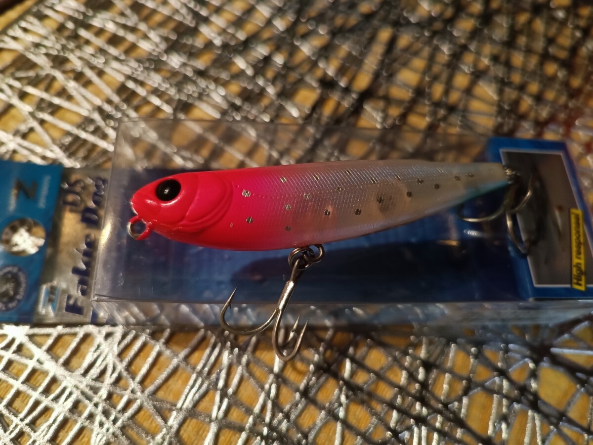 ジップベイツ ザブラ フェイキードッグ DS 70 ピンクヘッドゴースト_画像1