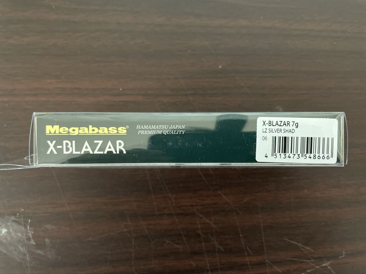 メガバス X-BLAZAR エックスブレイザー　７ｇ　ＬＺ　シルバーシャッド　新品_画像2