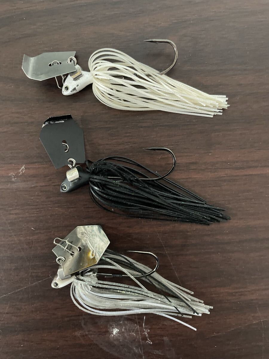 ノリーズ　フラチャット　１０ｇ、７ｇ　ネイキッド１２ｇ　中古４点セット_画像2