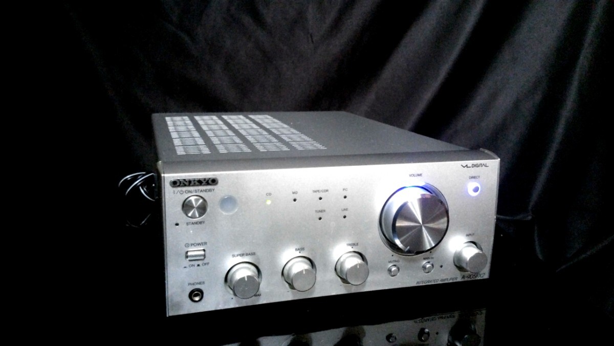 ■即決■　ONKYO A-905FX2 オンキヨー高音質 プリメインアンプ♪除菌清掃品♪専用リモコン付属_画像2