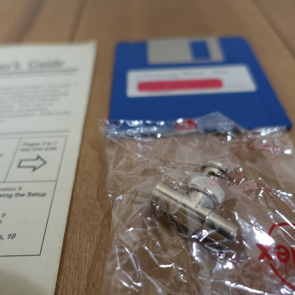 16-Bit ISA Ethernet Adapter LANカードなし T型コネクタあり 10BASE2_画像3