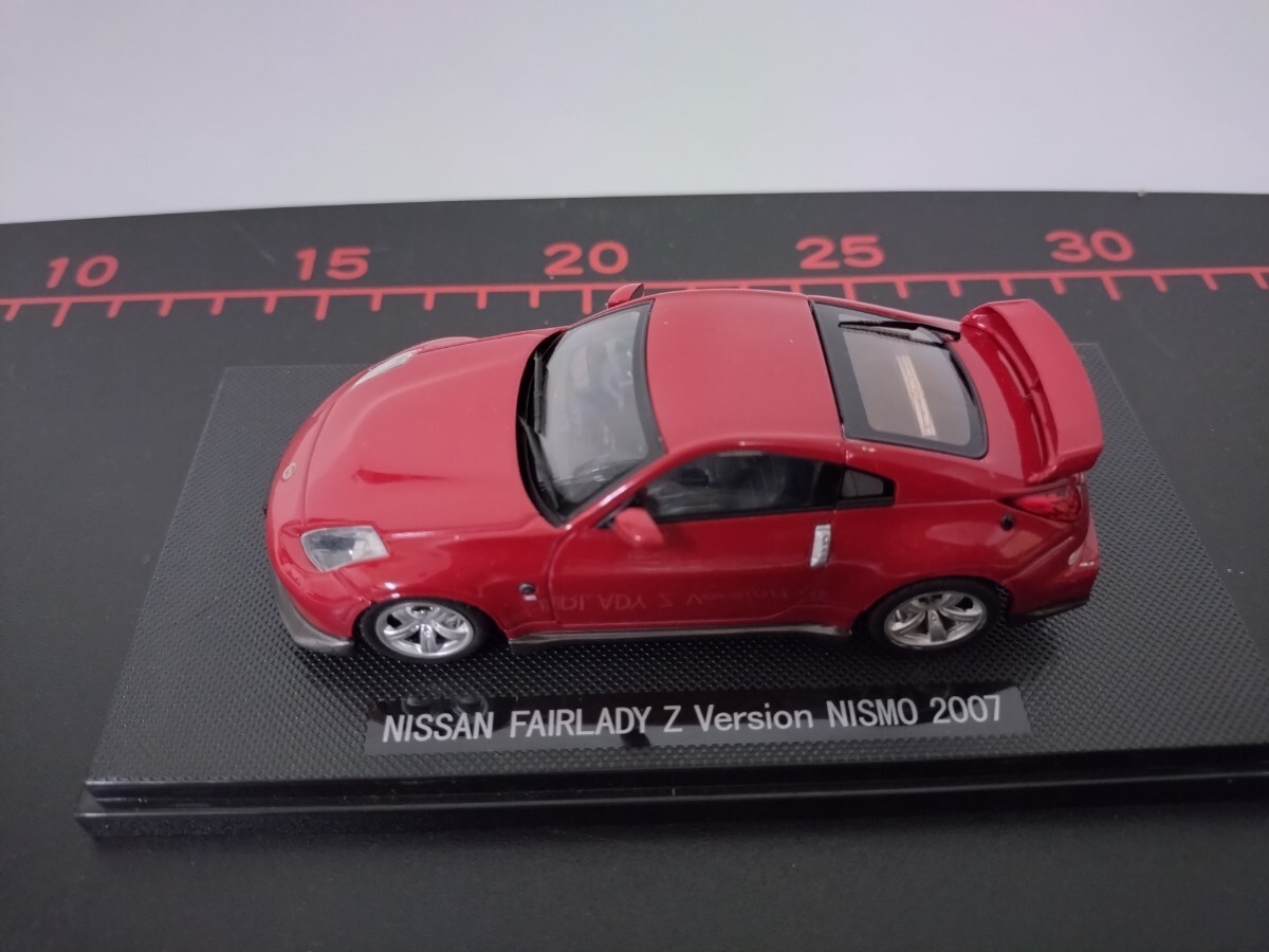 ミニカー　1/43　エブロ　日産　フェアレディZ　Z33　バージョン ニスモ　2007　レッド　モデルカー_画像1