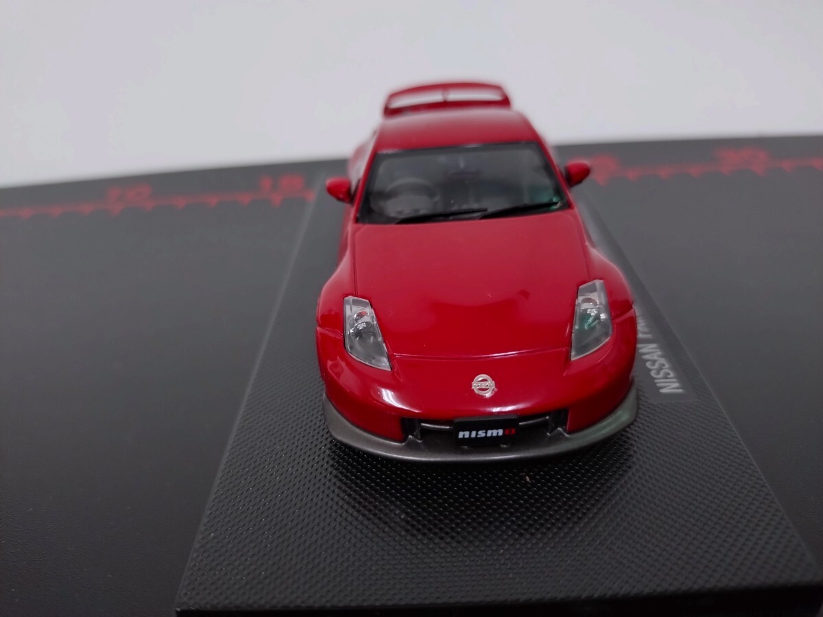 ミニカー　1/43　エブロ　日産　フェアレディZ　Z33　バージョン ニスモ　2007　レッド　モデルカー_画像2