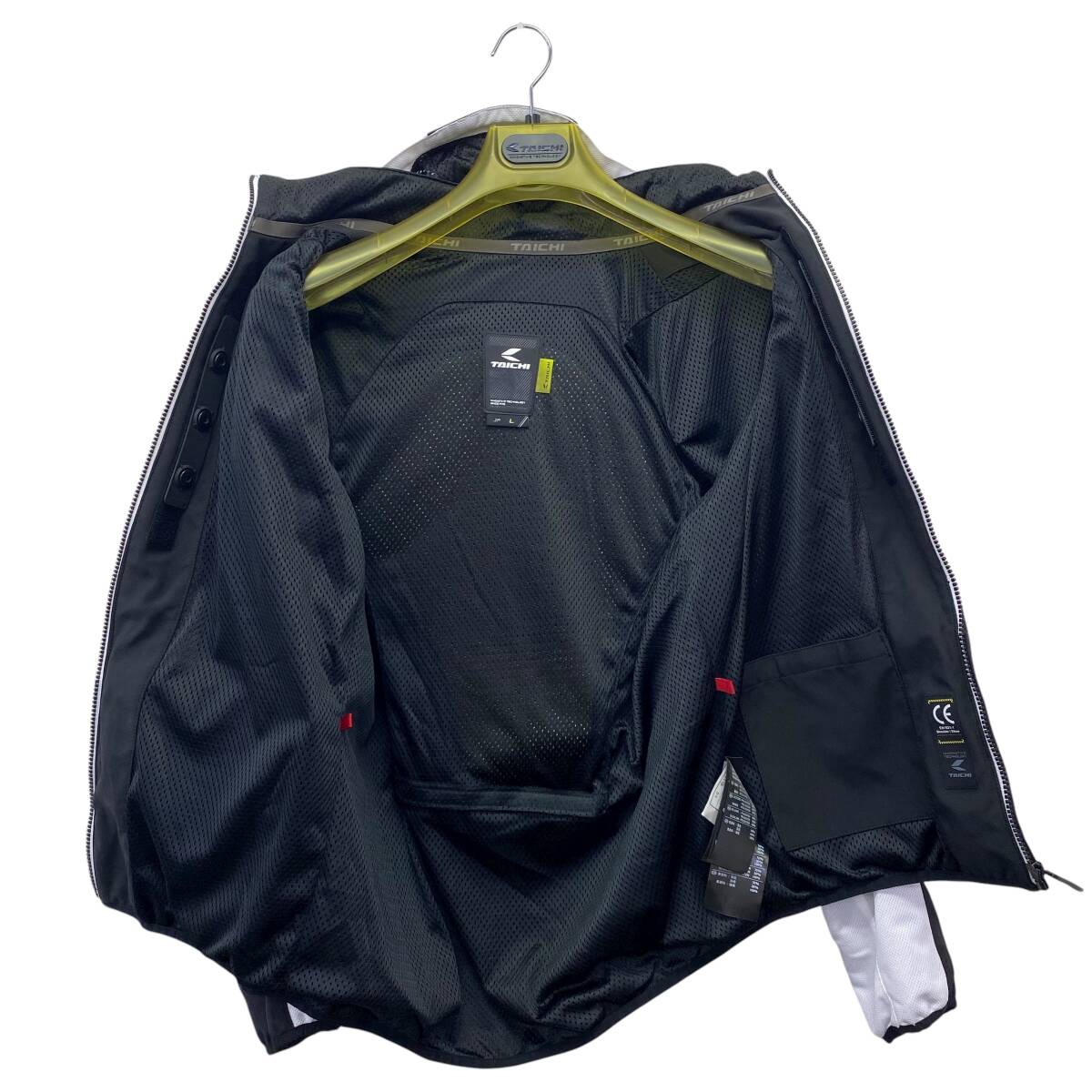 【美品】 RSTAICHI アールエスタイチ RSJ334 エアー フリップパーカ 黒・白系 ブラック・ホワイト系 Lサイズ 24070-100_画像3