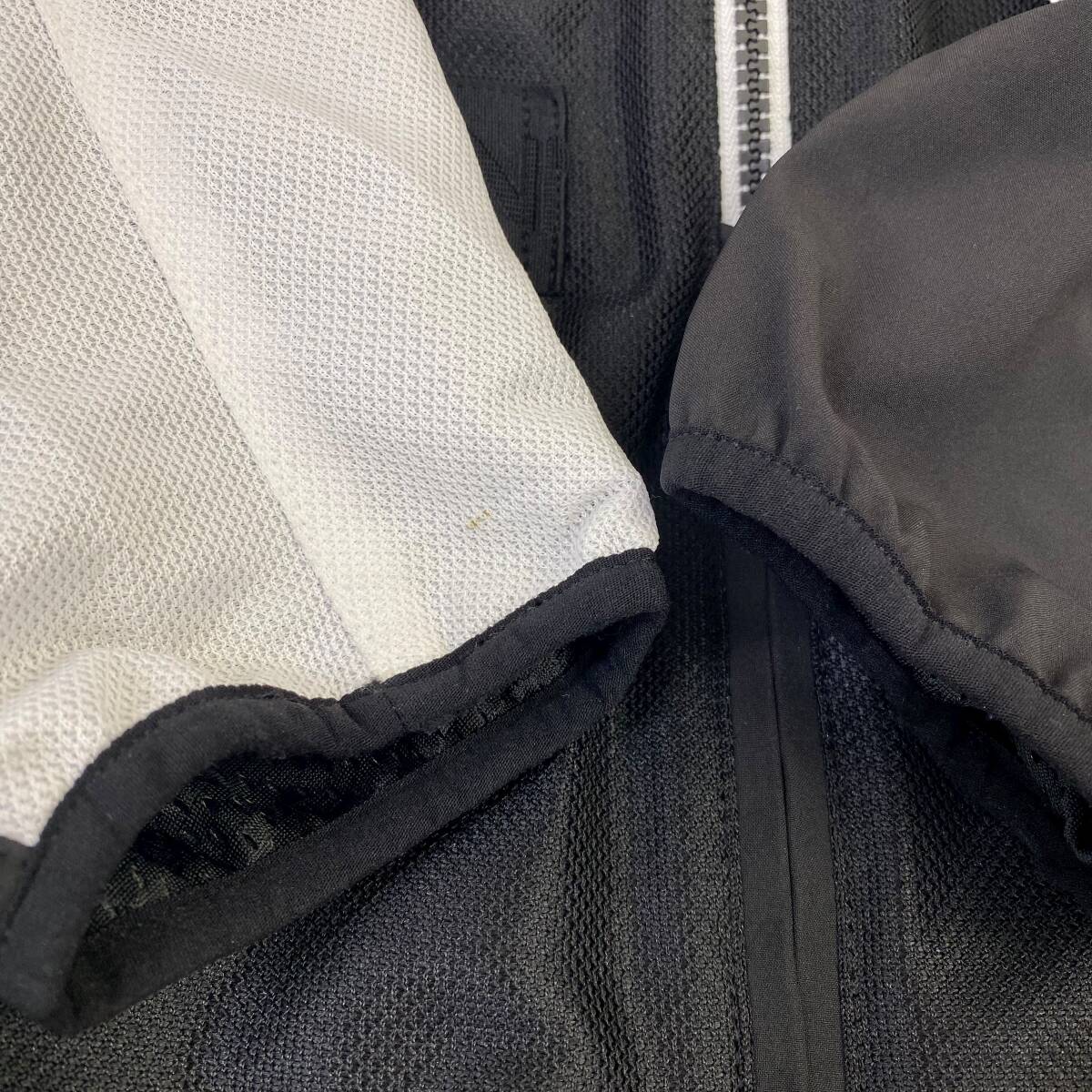 【美品】 RSTAICHI アールエスタイチ RSJ334 エアー フリップパーカ 黒・白系 ブラック・ホワイト系 Lサイズ 24070-100_画像7