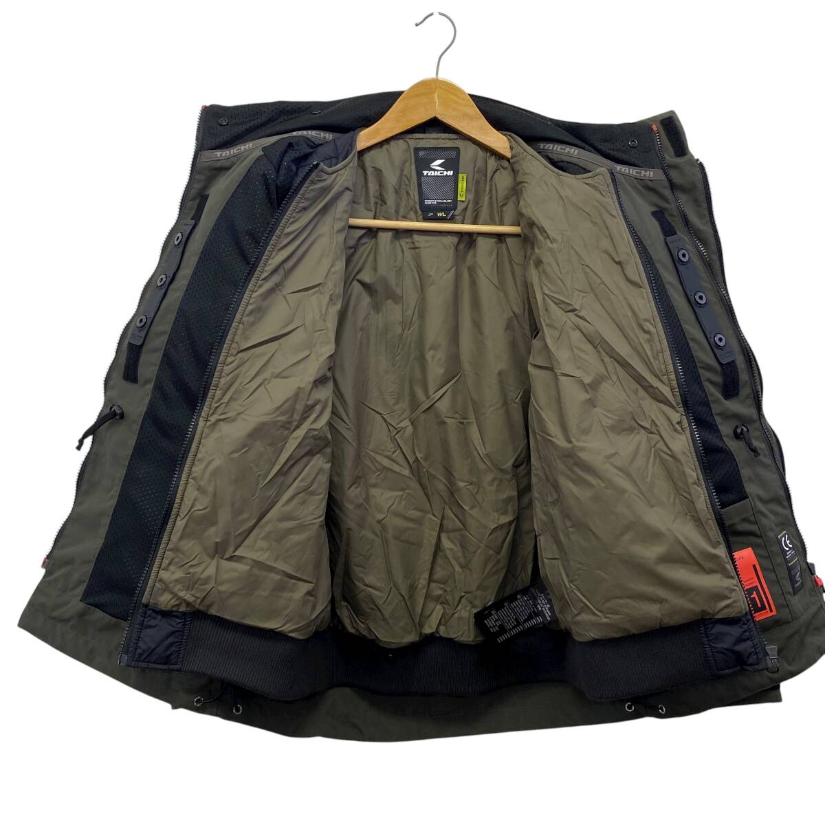 【美品】 RS TAICHI アールエスタイチ RSJ726 モンスターオールシーズンパーカ カーキ系 24299-100_画像3