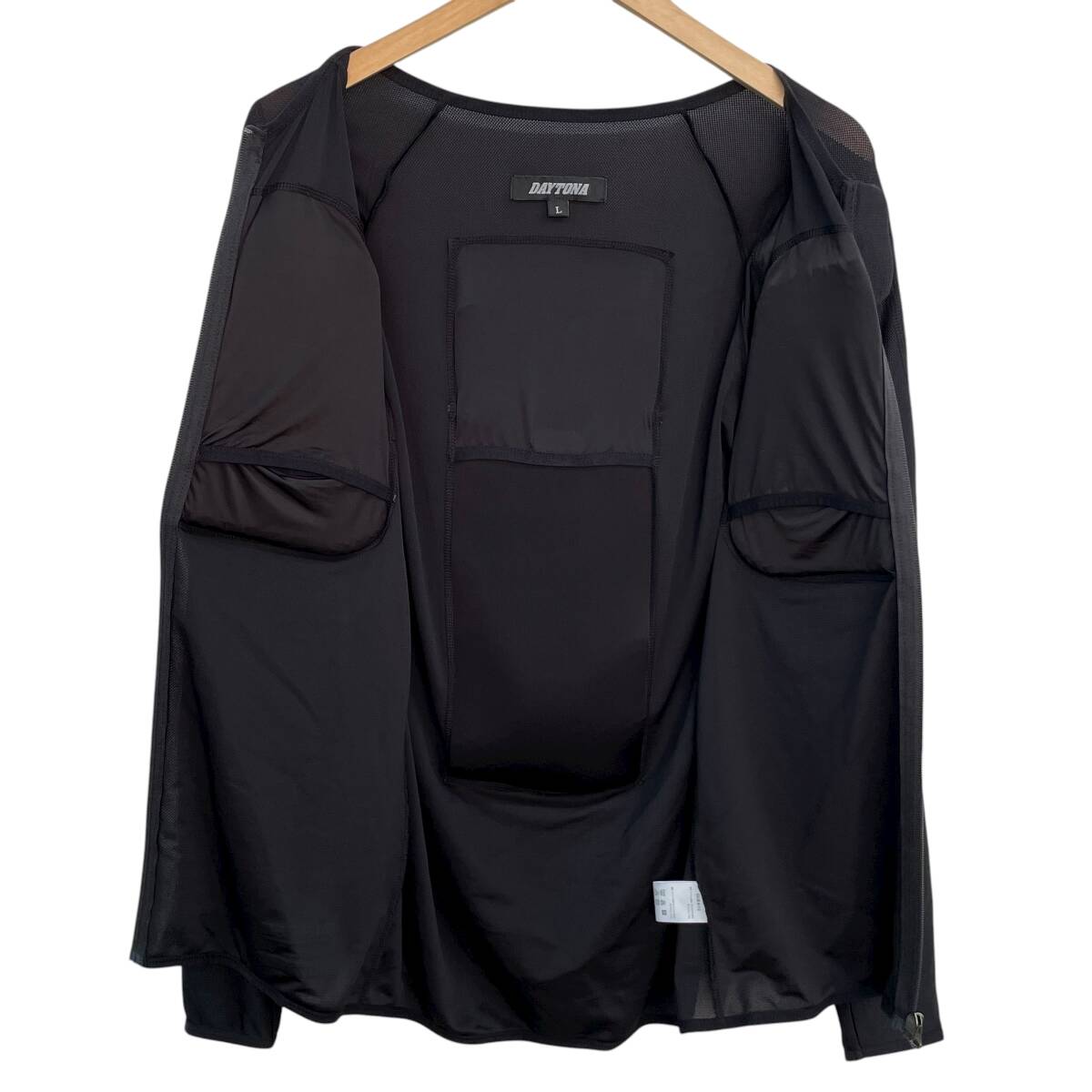 【美品】 DAYTONA デイトナ DP-002 37465 ストレッチスリムフィットインナープロテクター Lサイズ ブラック系 黒系 24745-80_画像3