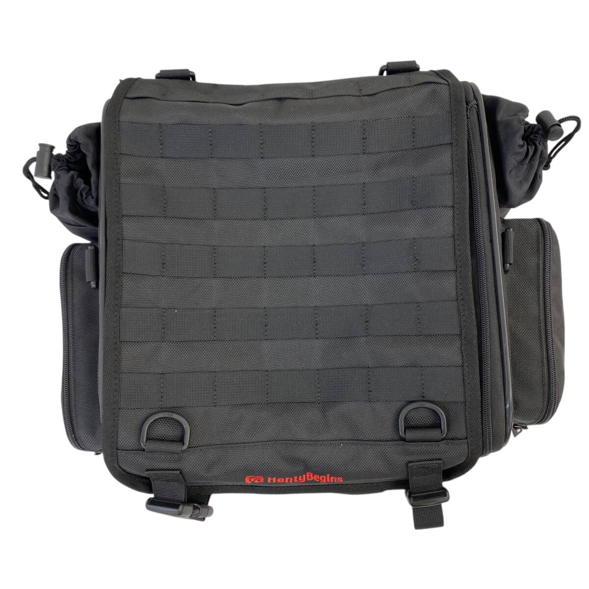【美品】 DAYTONA デイトナ HenlyBegins ヘンリービギンズ DH-717 TOURING BASIC S シートバッグ ブラック系/黒系　24071-100_画像2