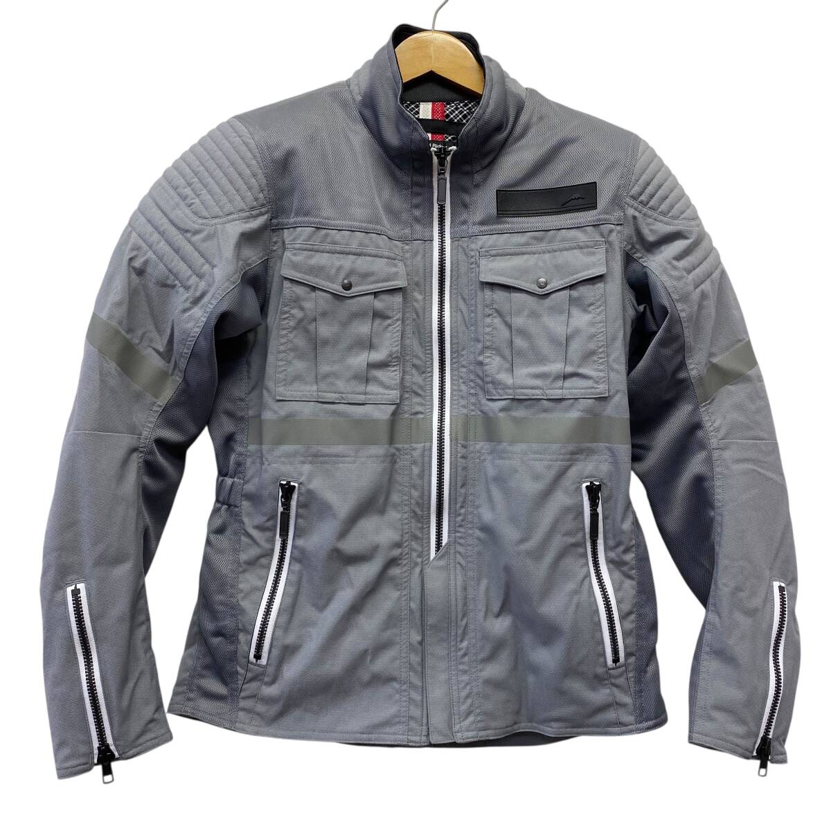 【美品】 KUSHITANI クシタニ K-2393 アーカナハーフメッシュジャケット グレー系 Lサイズ 24783-80_画像1