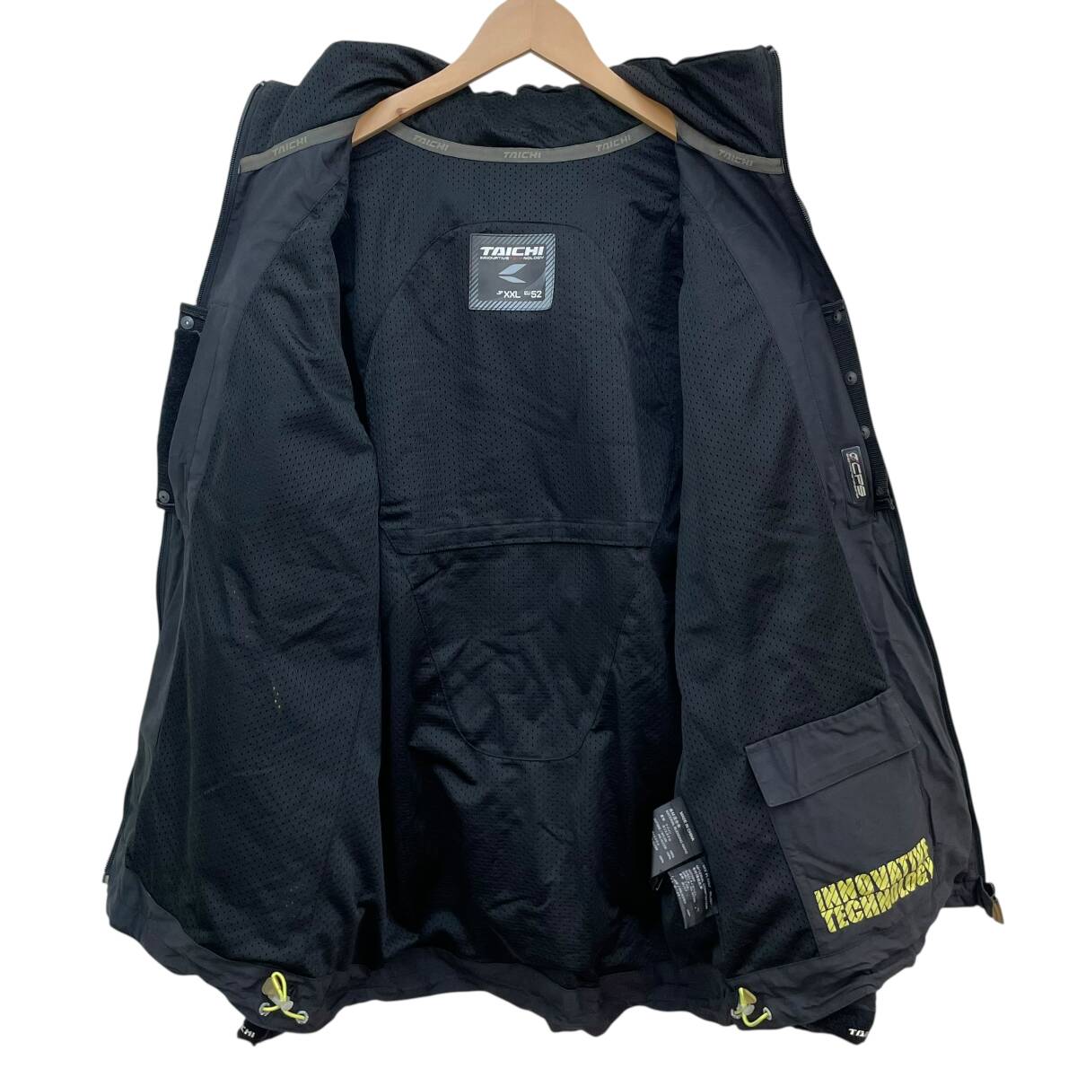 【即決】 RS TAICHI アールエスタイチ RSJ307 エアー パーカ XXLサイズ ブラック系 黒系 24549-80_画像3