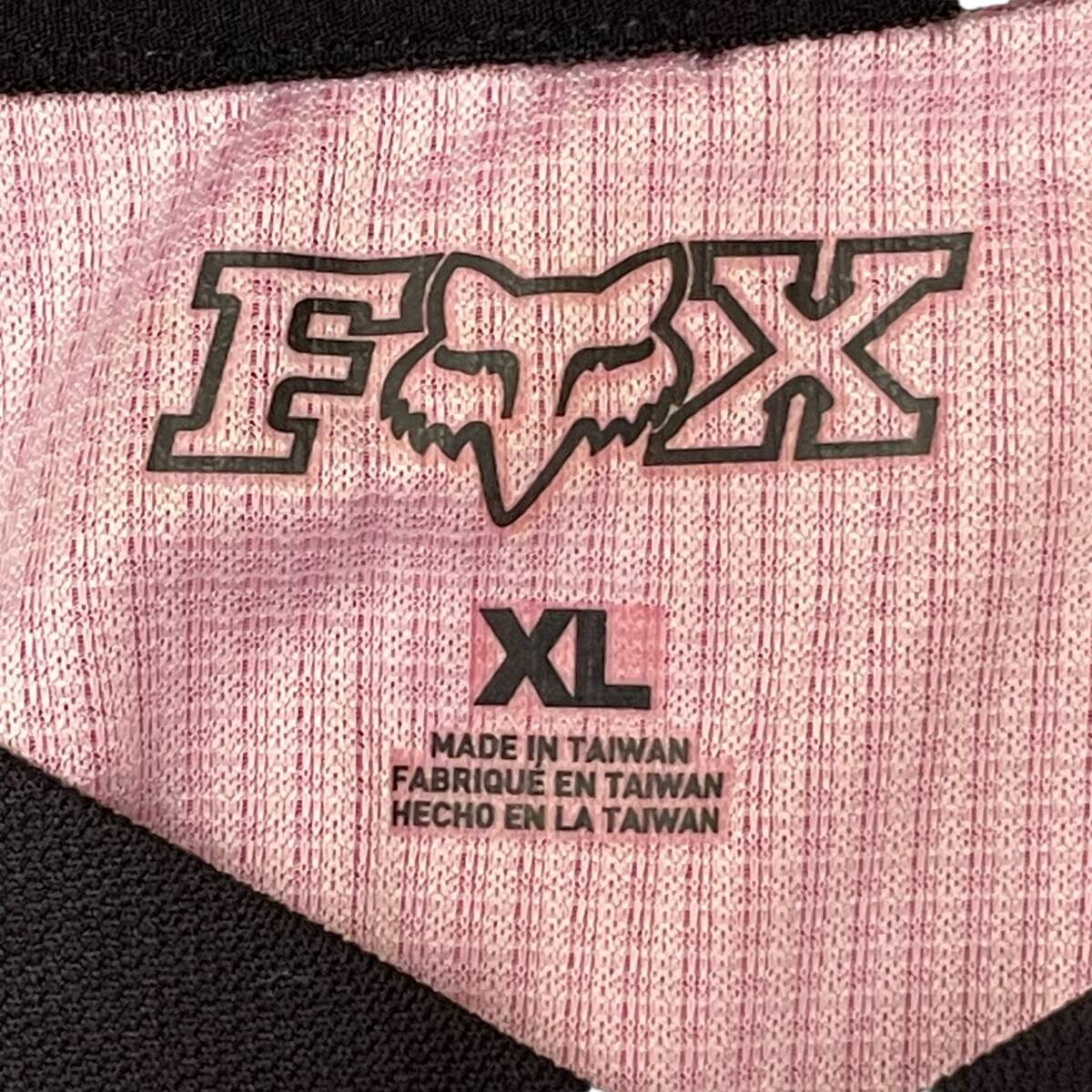 【美品】 FOX フォックス モトクロス ジャージ 長袖 XLサイズ グレー・ブラック系 灰色・黒系 24555-60_画像3