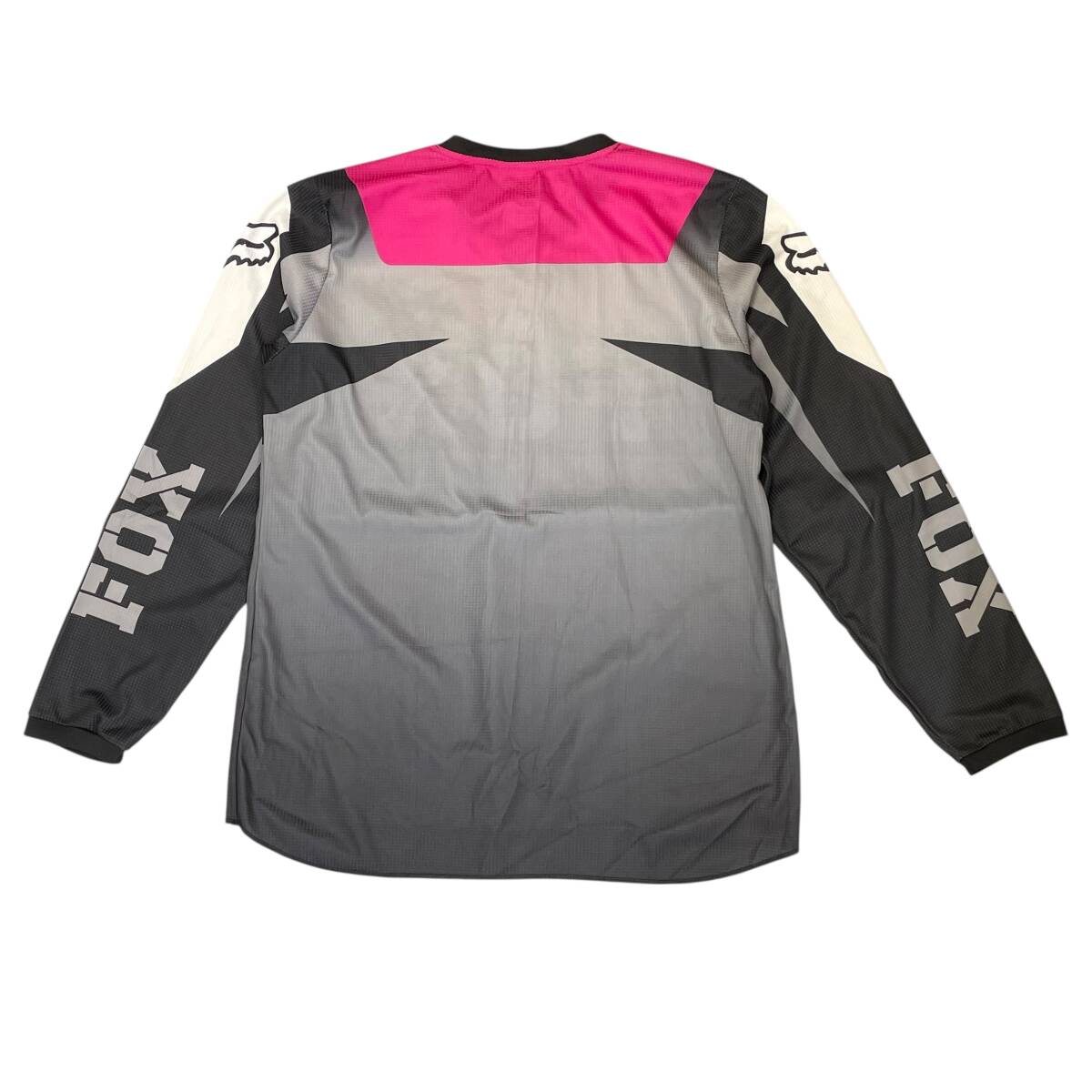【美品】 FOX フォックス モトクロス ジャージ 長袖 XLサイズ グレー・ブラック系 灰色・黒系 24555-60_画像2