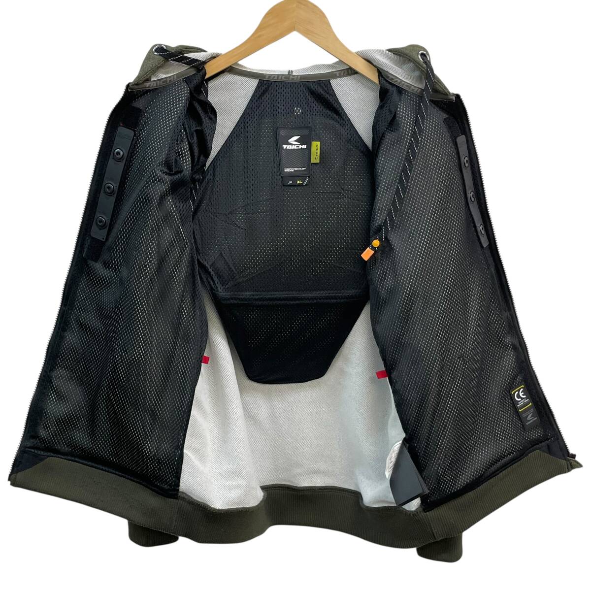 【美品】 RS TAICHI アールエスタイチ RSJ330 コーデュラフーディ XLサイズ グリーン系 緑系 24612-80_画像3