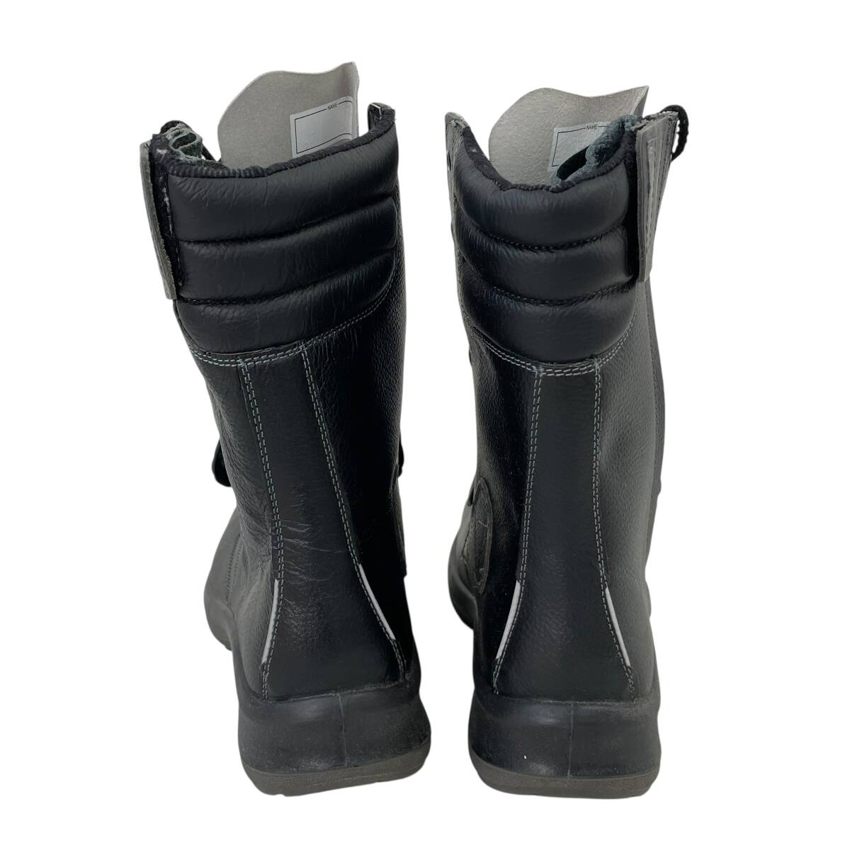 【美品】 MIDORI ミドリ安全 META TEC プレミアムコンフォート ブーツ 安全靴 甲プロテクタ付 25.5EEE ブラック系 黒系 24107-80_画像5