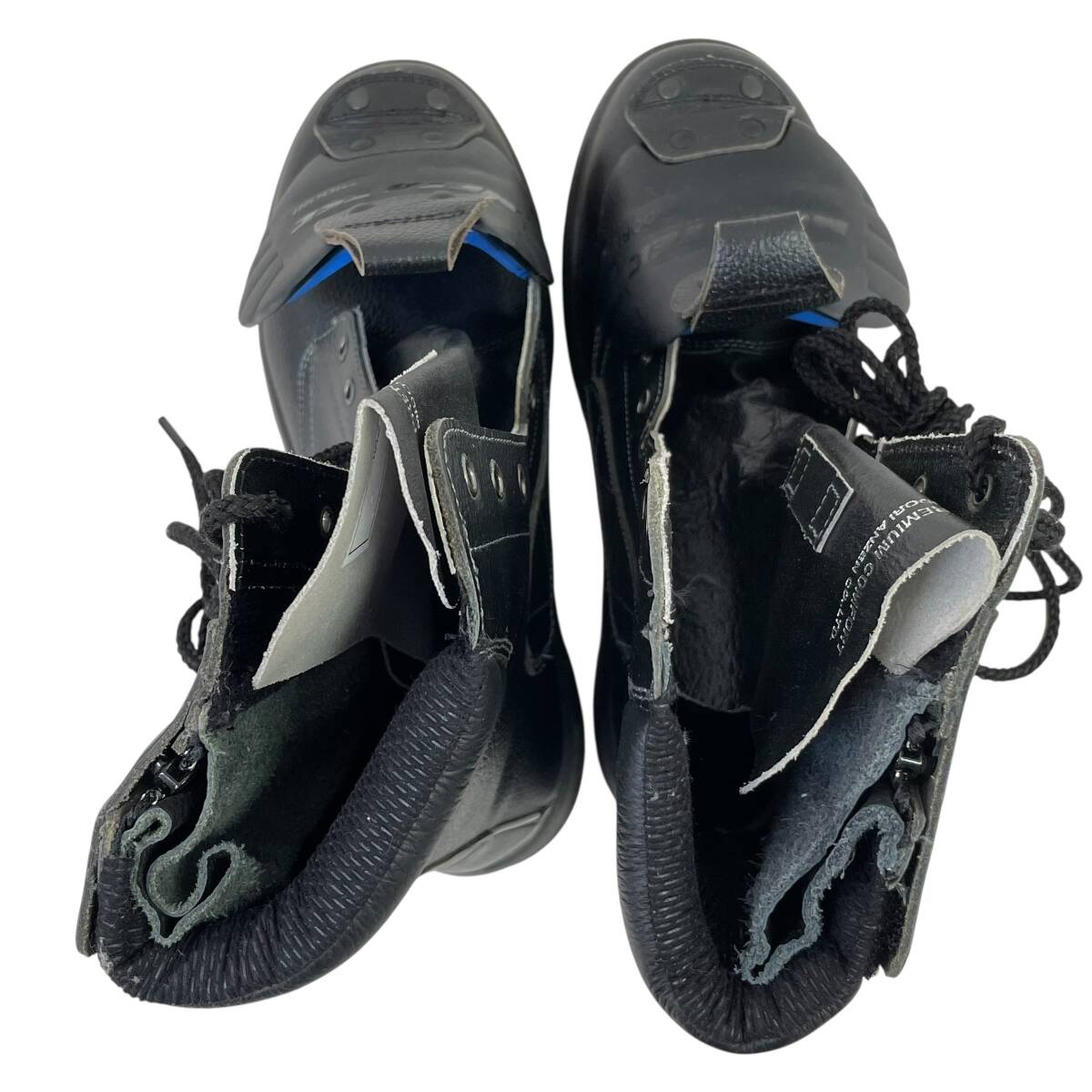 【美品】 MIDORI ミドリ安全 META TEC プレミアムコンフォート ブーツ 安全靴 甲プロテクタ付 25.5EEE ブラック系 黒系 24107-80_画像6