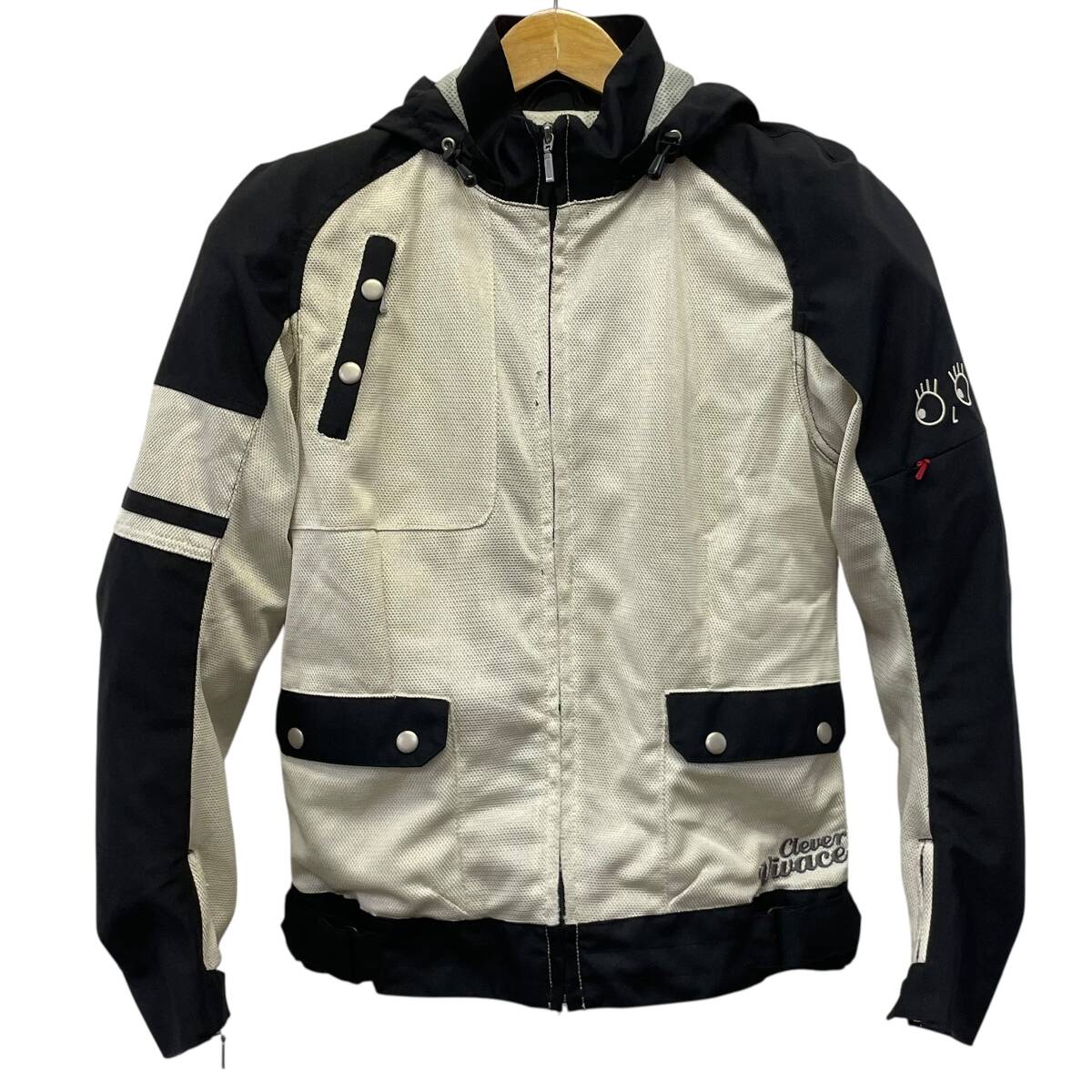 【即決】 CLEVER VIVACE クレバー CVJ-622 メッシュ ジャケット Mサイズ アイボリー・ブラック系 24109-80_画像1