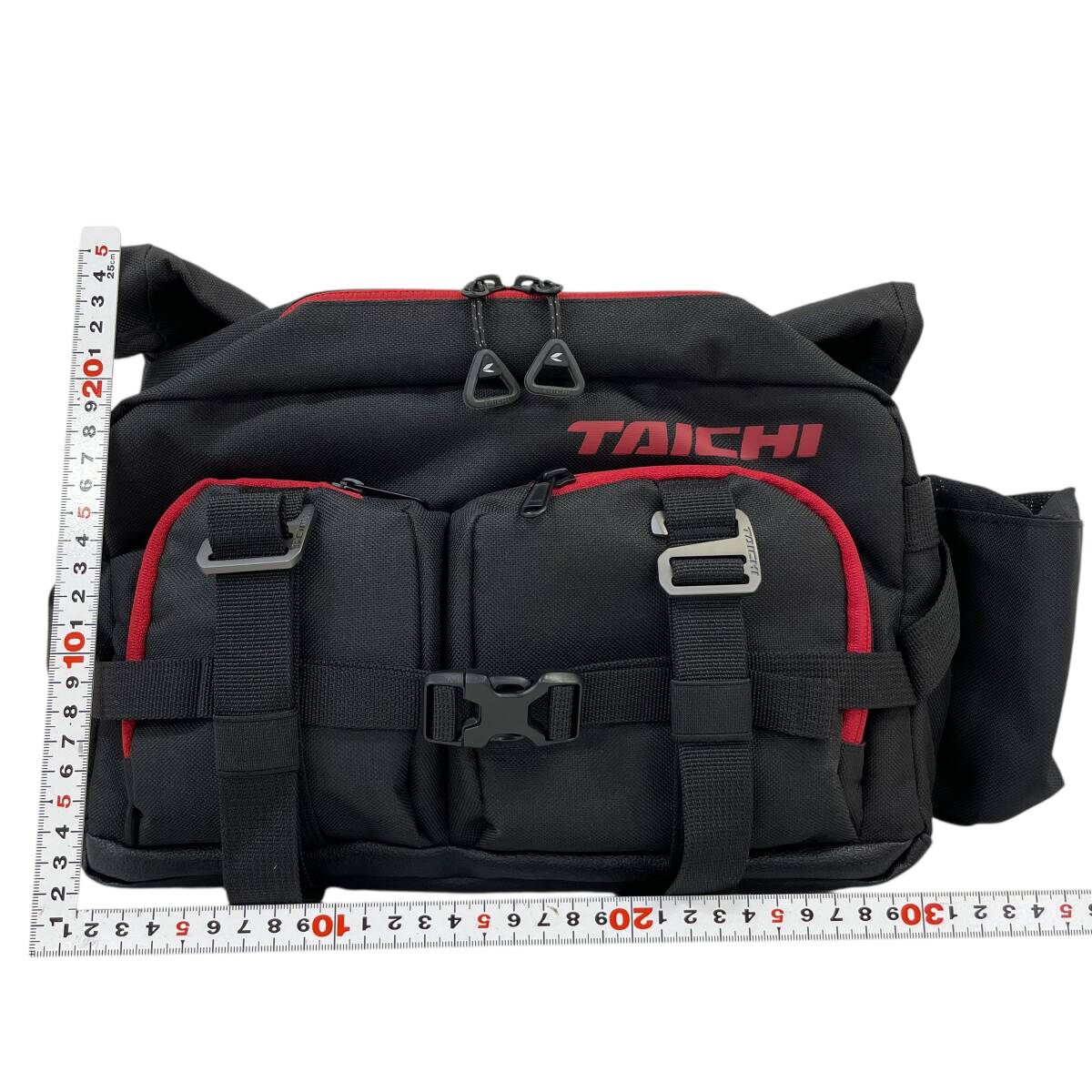 【美品】 RS TAICHI アールエスタイチ ヒップバッグ ウエストバッグ RSB287 ブラック系 黒系 24758-80_画像9