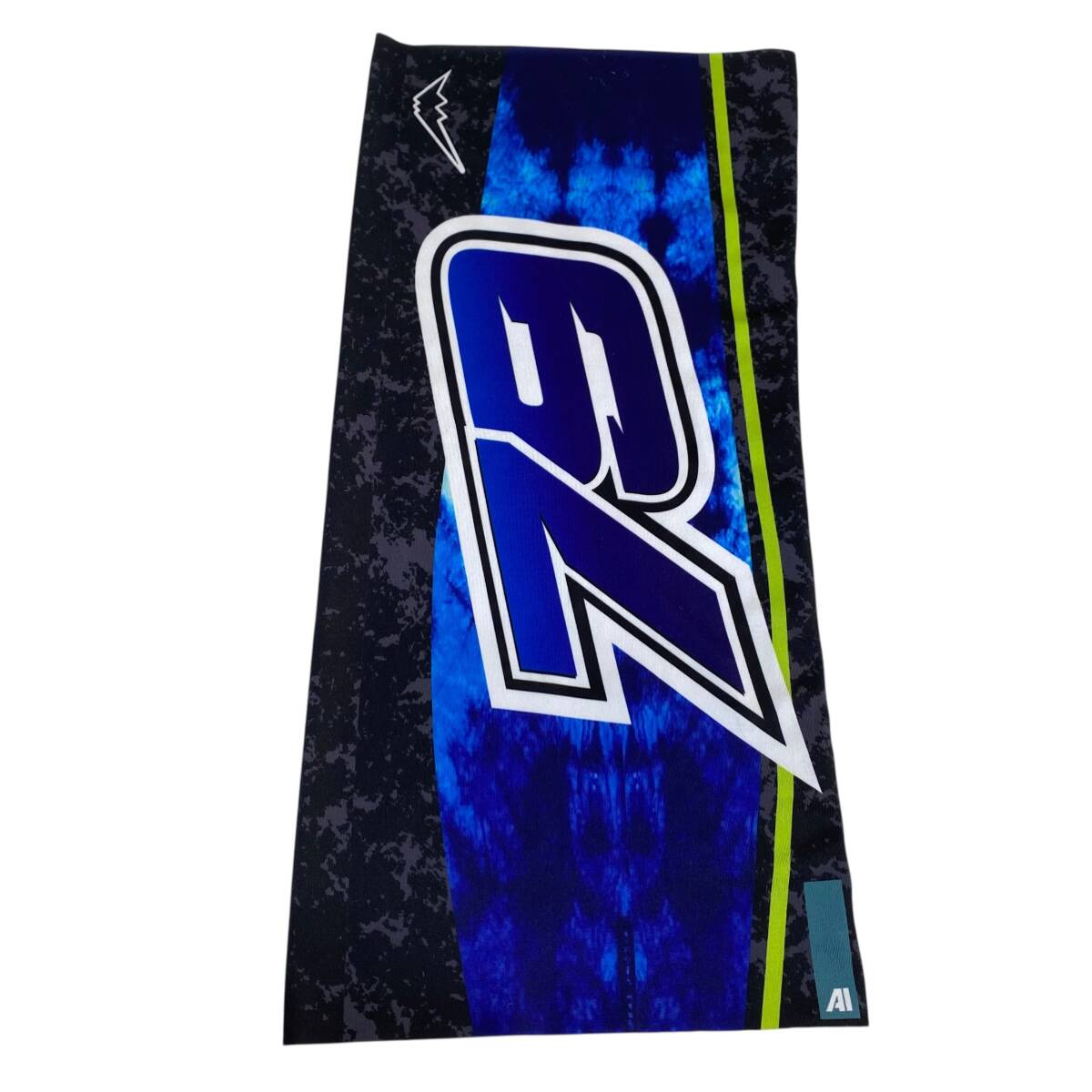 【美品】 KUSHITANI クシタニ K-4678AI 小椋 OGURA 79ネックガード 黒・青系 ブルー・ブラック系 25210-60_画像1