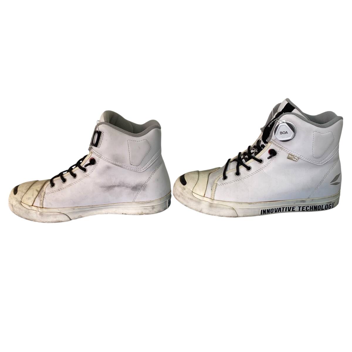 【即決】 RS TAICHI アールエスタイチ ライディングシューズ スニーカー RSS009 OutDry BOA 25.5cmサイズ ホワイト系/白系 25081-80_画像3