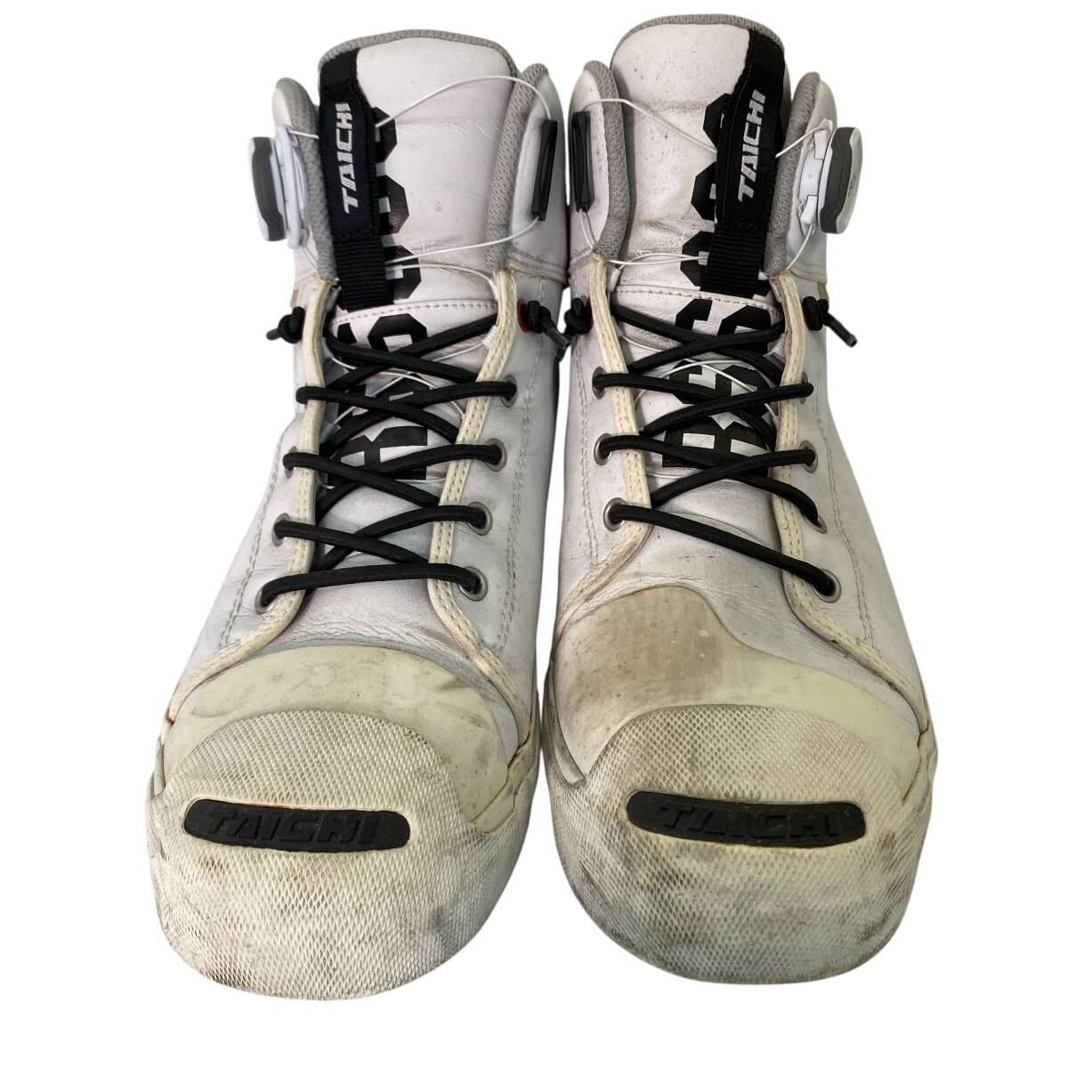 【即決】 RS TAICHI アールエスタイチ ライディングシューズ スニーカー RSS009 OutDry BOA 25.5cmサイズ ホワイト系/白系 25081-80_画像2