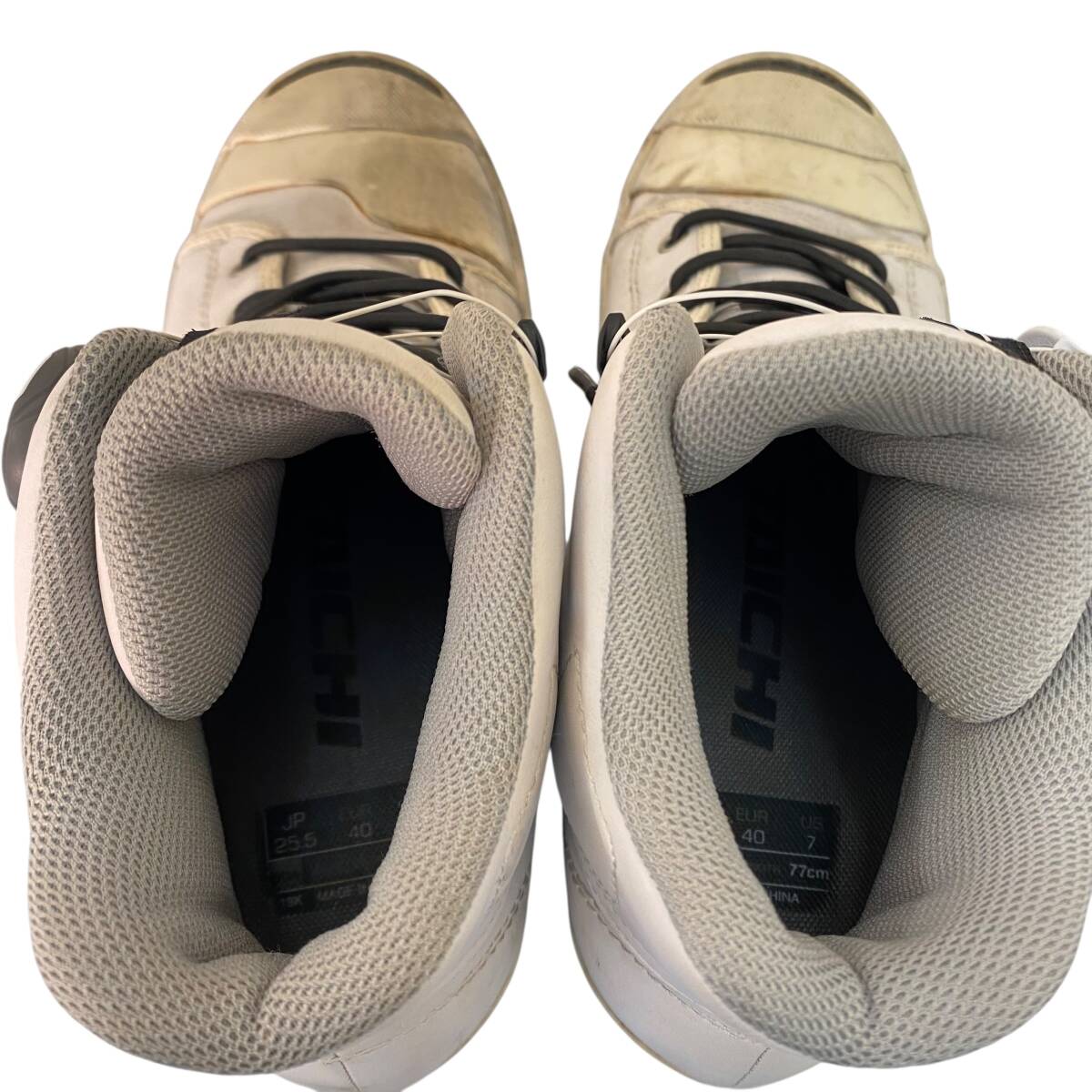 【即決】 RS TAICHI アールエスタイチ ライディングシューズ スニーカー RSS009 OutDry BOA 25.5cmサイズ ホワイト系/白系 25081-80_画像6