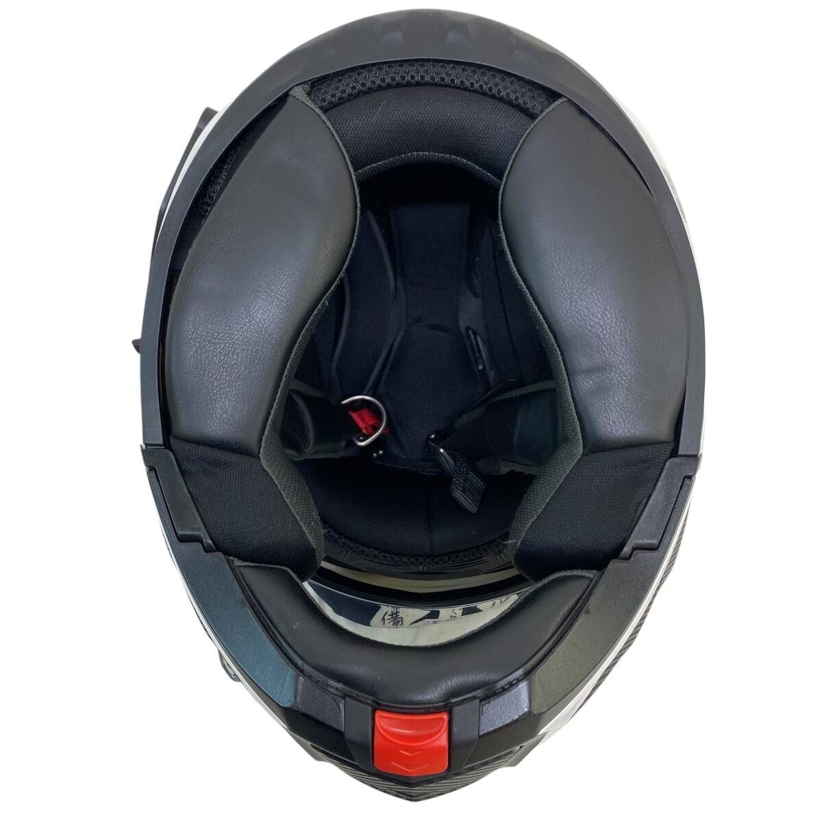 【即決】OGK KABUTO オージーケーカブト RYUKI リュウキ フルフェイスヘルメット ※スモークシールド付き 白系 ホワイト系 L 25187-120_画像7