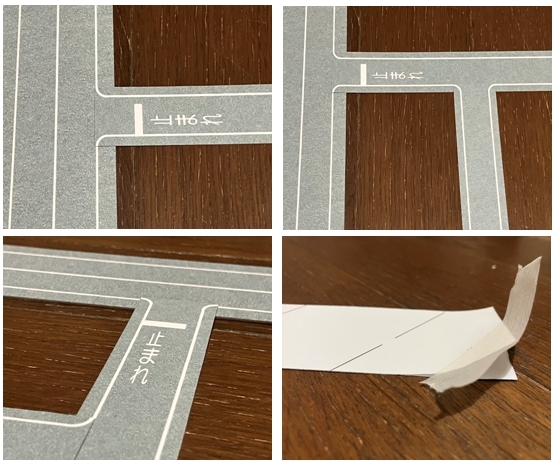 送料185円◆2025色◆［N規格道路素材0.5mm厚紙貼］歩道無し10点　柄入れ替え可_画像6