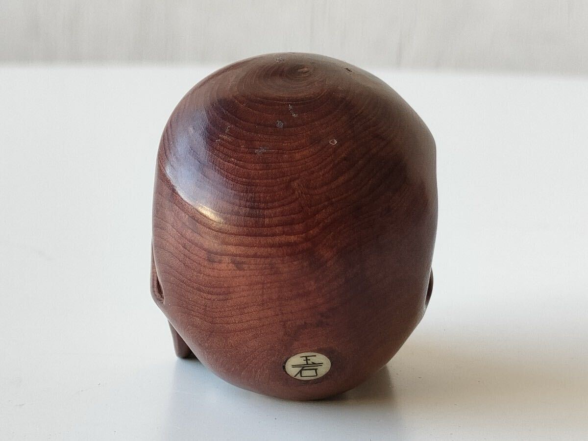  времена netsuke Zaimei шар камень ........ дерево гравюра .. предмет маленький . скульптура из дерева череп каркас антиквариат старый изобразительное искусство труба 251160 подлинная вещь мир производства античный 