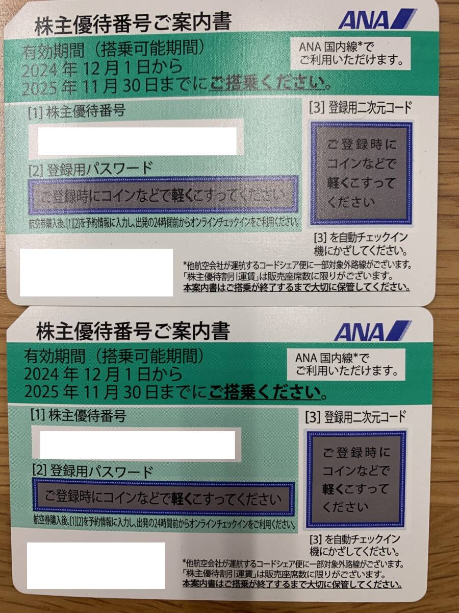 ANA акционер пригласительный билет 2 листов 