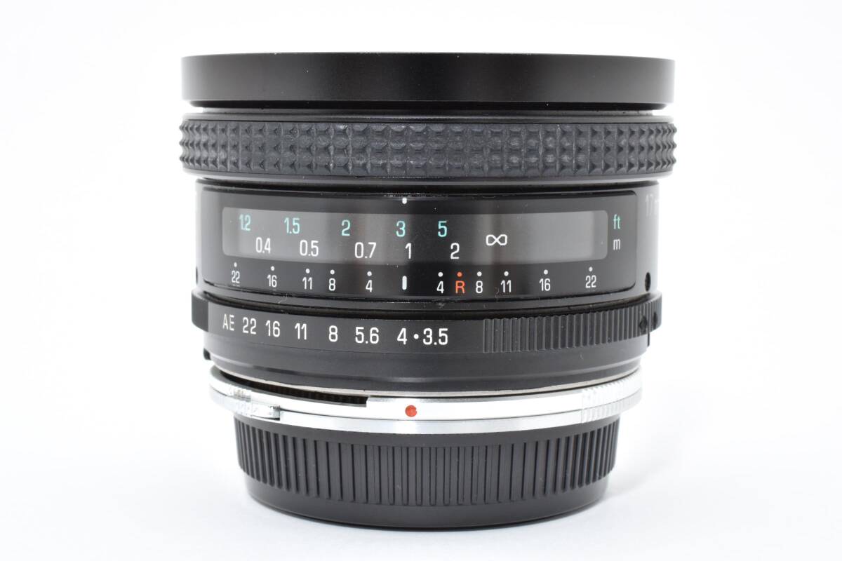 【極美品 光学良好 OMマウントアダプター附属】TAMROM MF 17mm 1:3.5 SP (151B)#9039_画像7