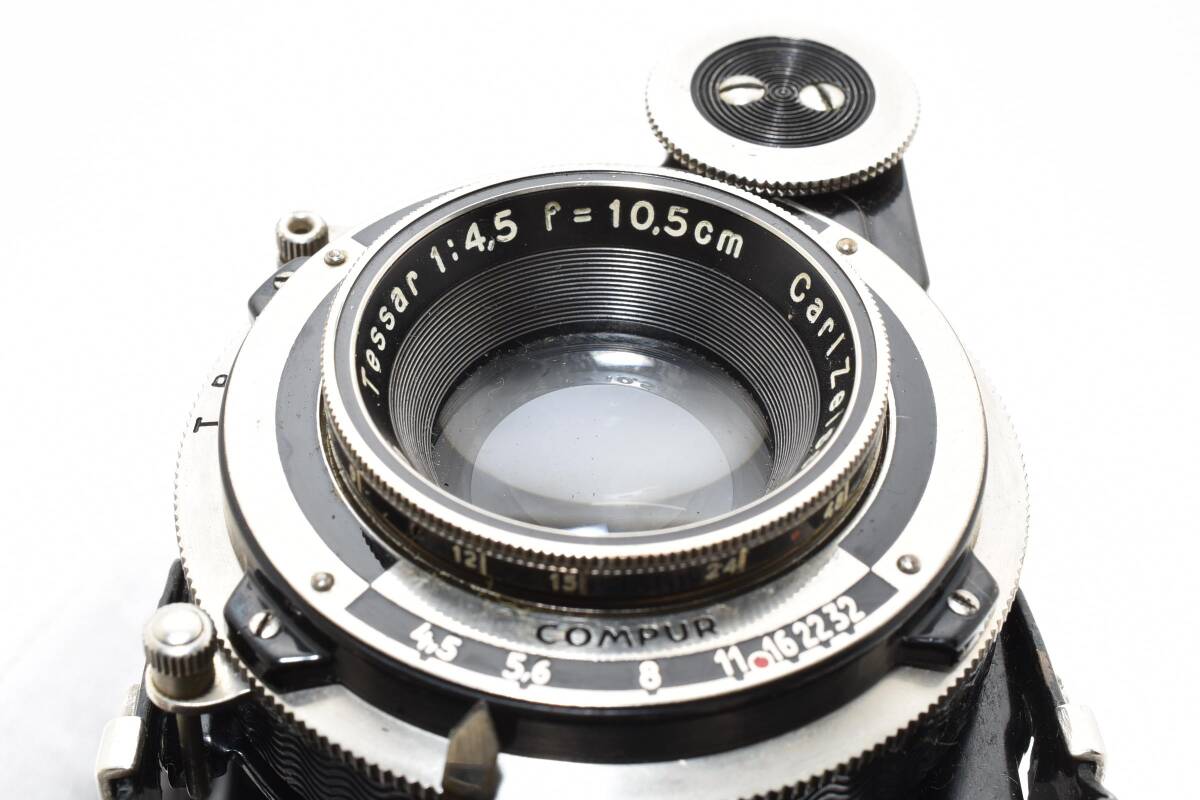 【上美品】ZeissIkonツァイスイコン SuperIkonta 530/2 Tessar 1:4.5 f 10.5cm＃9051_画像4