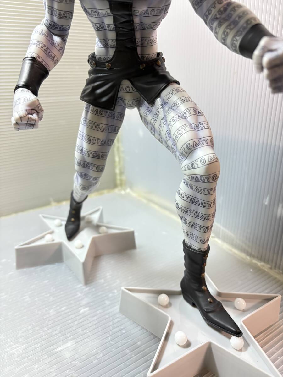 メディコム・トイ リアルアクションヒーローズ RAH エンリコ・プッチ 初回購入特典 ホワイト・スネイク LED発光台座カスタム ジャンク_画像3