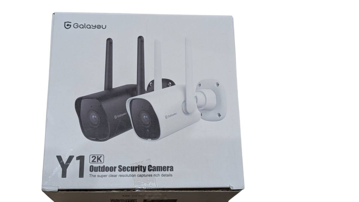 [1 иен аукцион ]Galayou Y1 мониторинг камера маленький размер наружный 300 десять тысяч пикселей IP65 водонепроницаемый камера 24 час обычно видеозапись ночное видение фотосъемка 2.4GWi-Fi беспроводной AMT1868