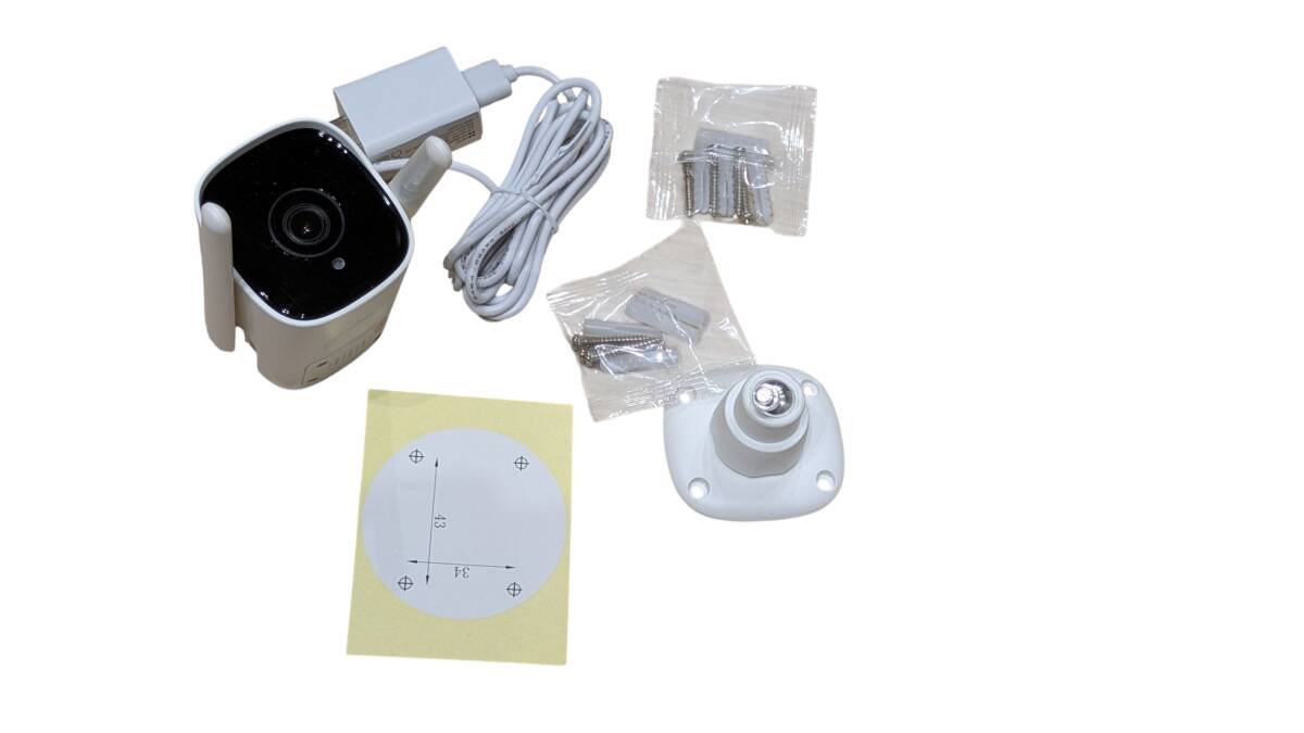 [1 иен аукцион ]Galayou Y1 мониторинг камера маленький размер наружный 300 десять тысяч пикселей IP65 водонепроницаемый камера 24 час обычно видеозапись ночное видение фотосъемка 2.4GWi-Fi беспроводной AMT1868